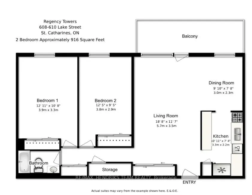 Photo 13 of Unit 803, 610 Lake Street, St. Catharines, Lakeport — HOMEH