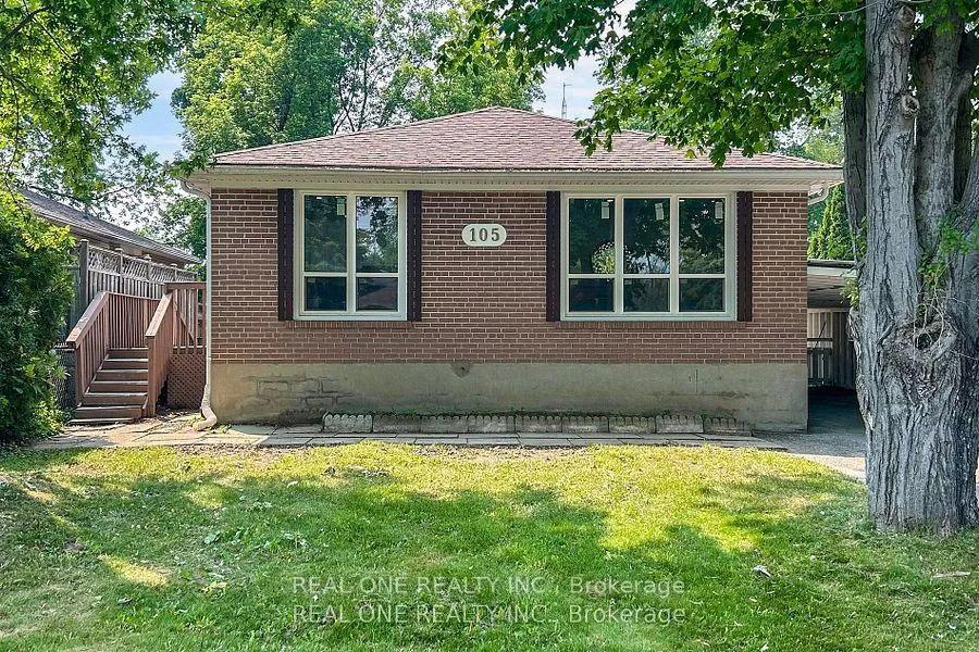 Front of 105 Aurora Heights Drive