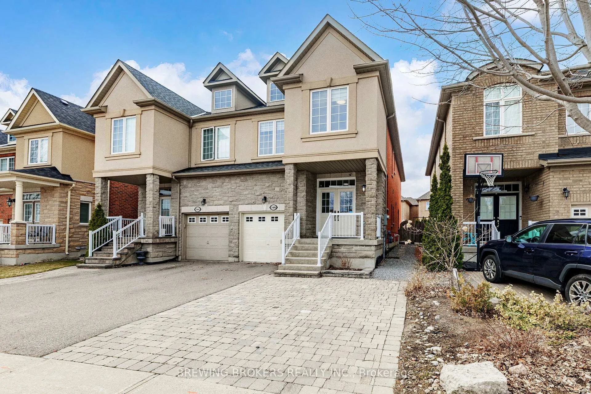 Front of 346 Thornhill Woods Drive