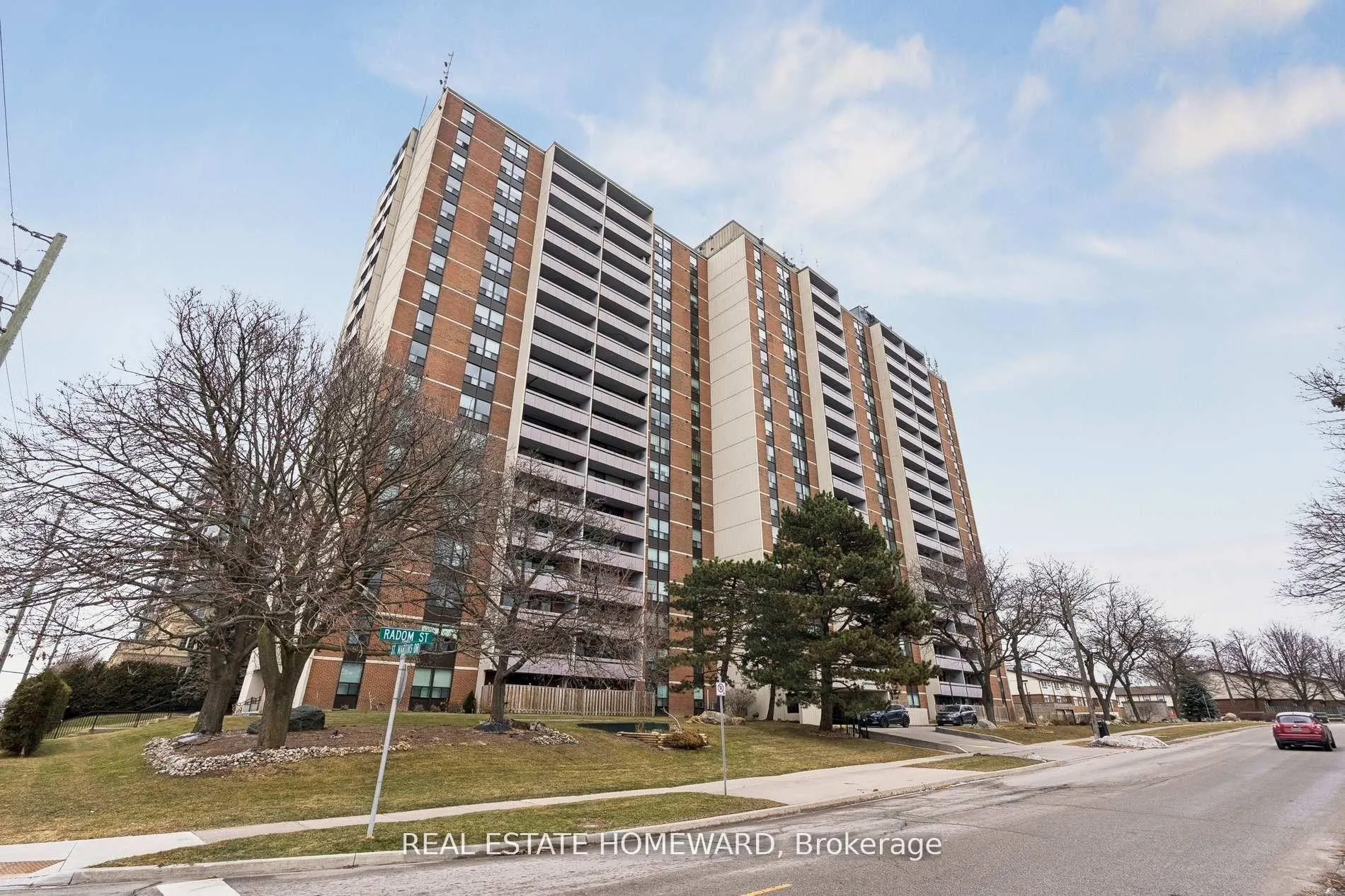 Front of Unit 209, 1210 Radom Street