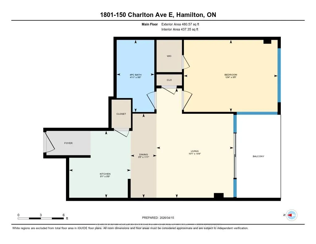 Photo 46 of Unit 1801, 150 Charlton Avenue E, Hamilton, Corktown — HOMEH