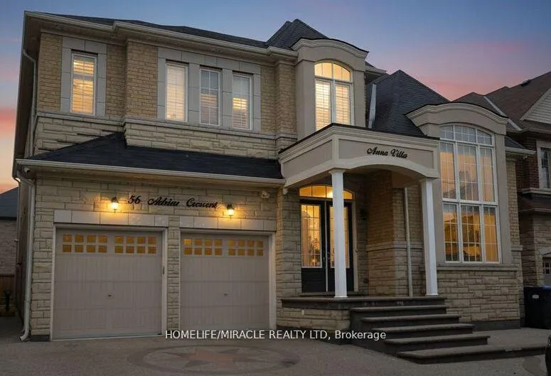 Photo 1 of 56 Adrian Crescent, Brampton, Credit Valley — HOMEH