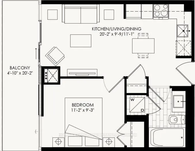 Photo 9 of Unit 1319, 120 Varna Drive, Toronto, Englemount-Lawrence — HOMEH