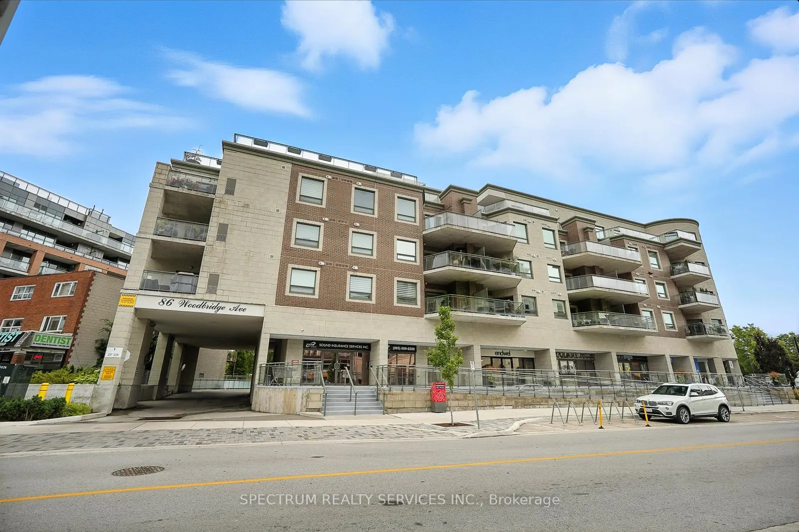 Front of Unit 411, 86 Woodbridge Avenue