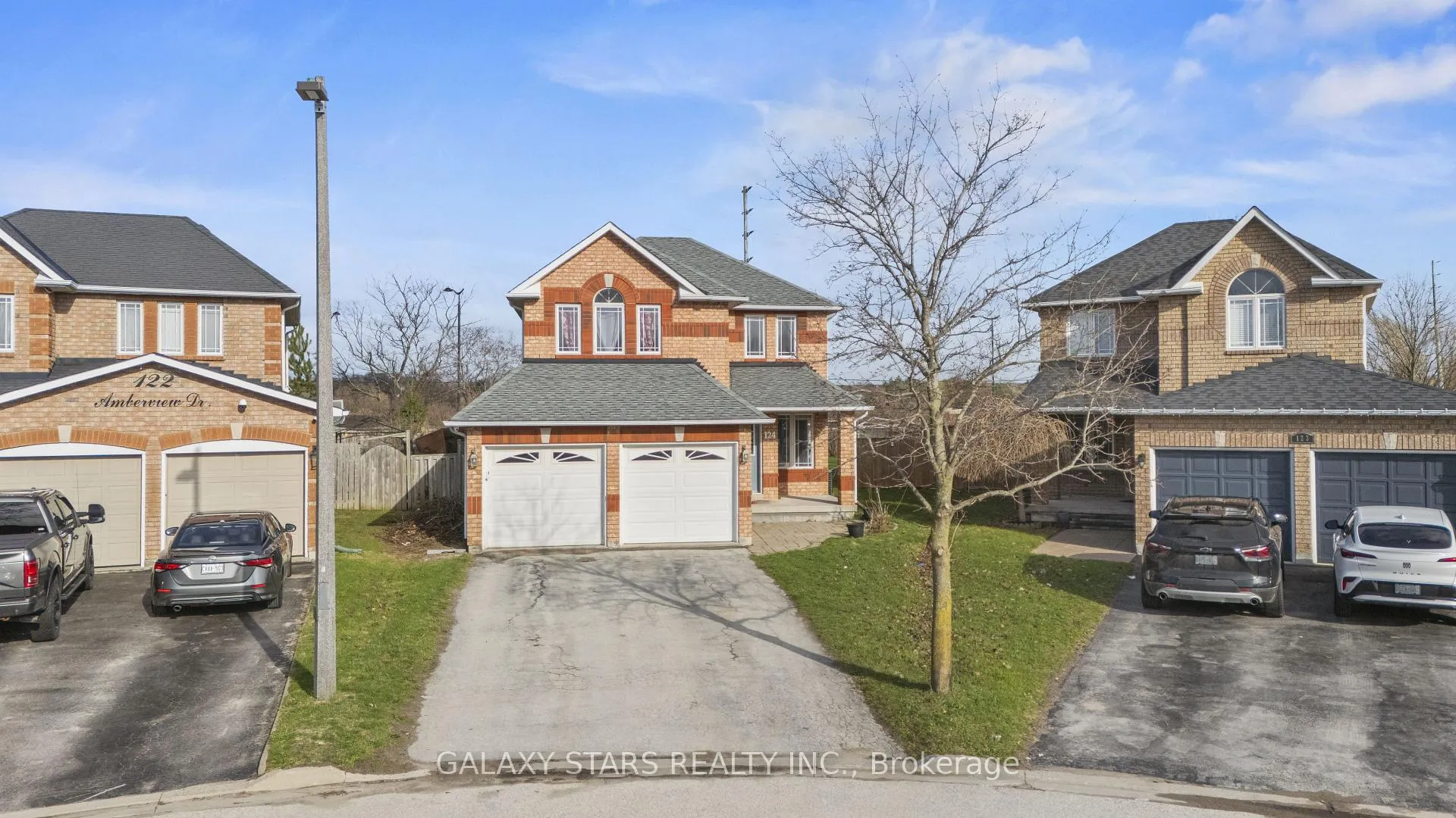Front of 124 Amberview Drive