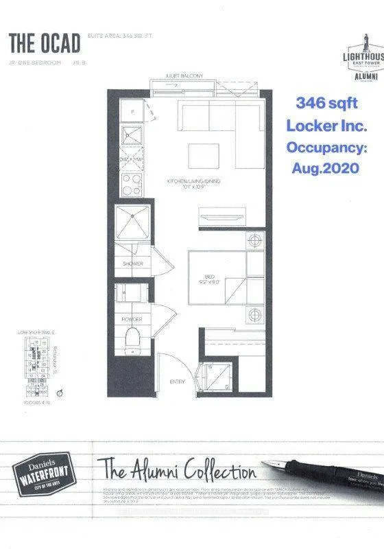 Photo 19 of Unit 812, 20 Richardson Street, Toronto, Waterfront Communities — HOMEH