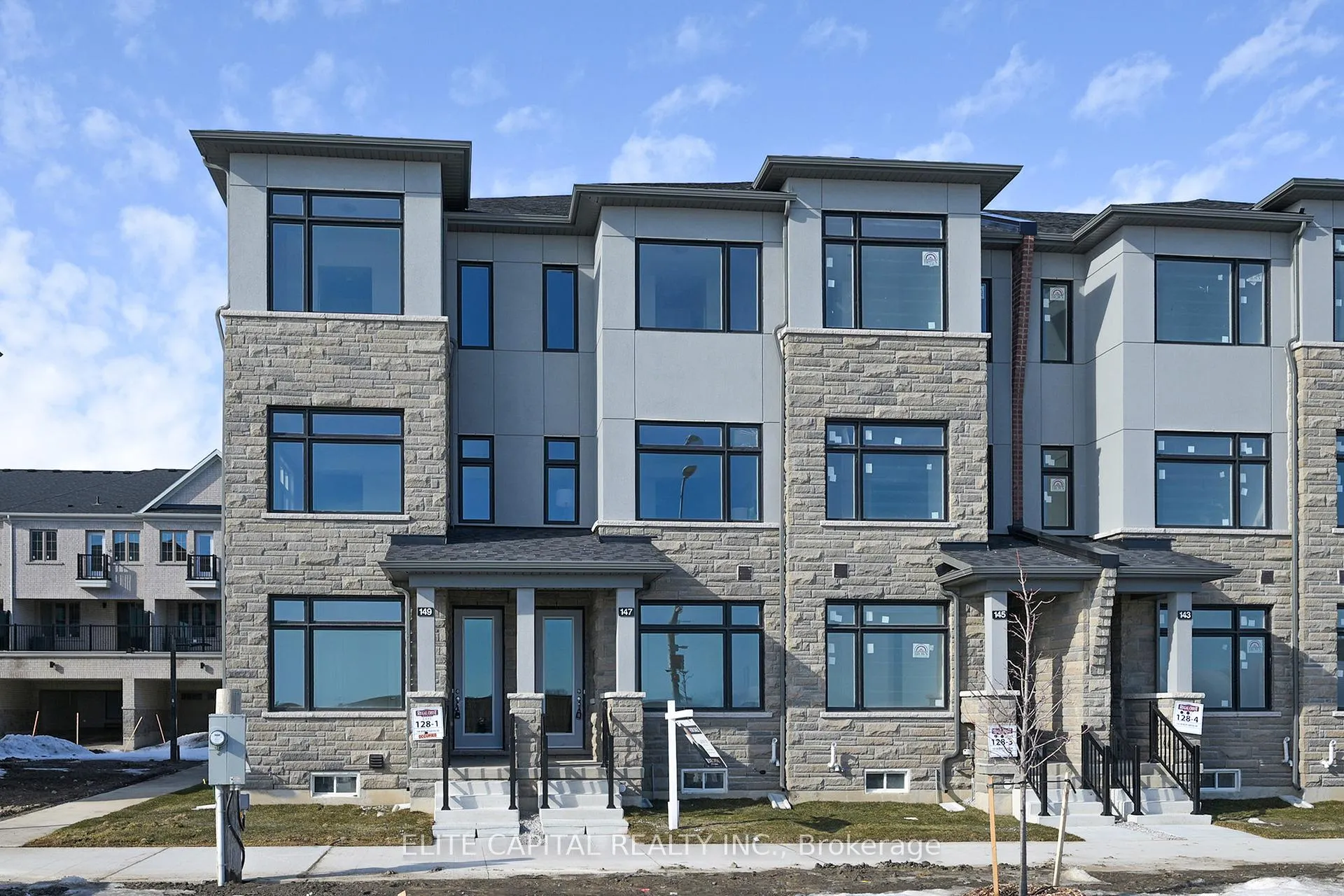 Front of 147 Berczy Green Drive