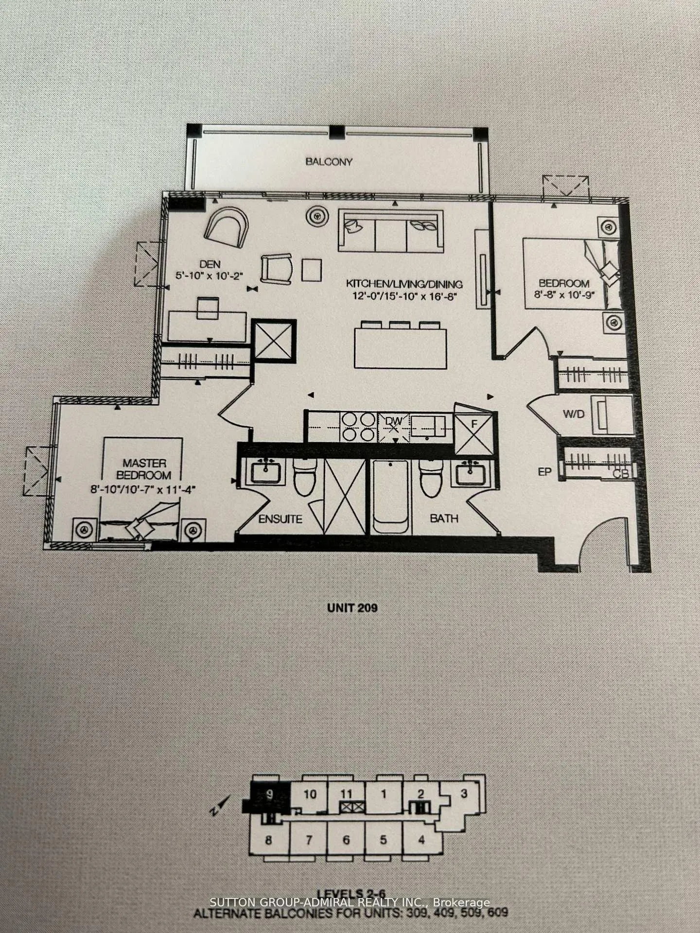 Photo 11 of Unit 509, 180 Veterans Drive, Brampton, Northwest Brampton — HOMEH