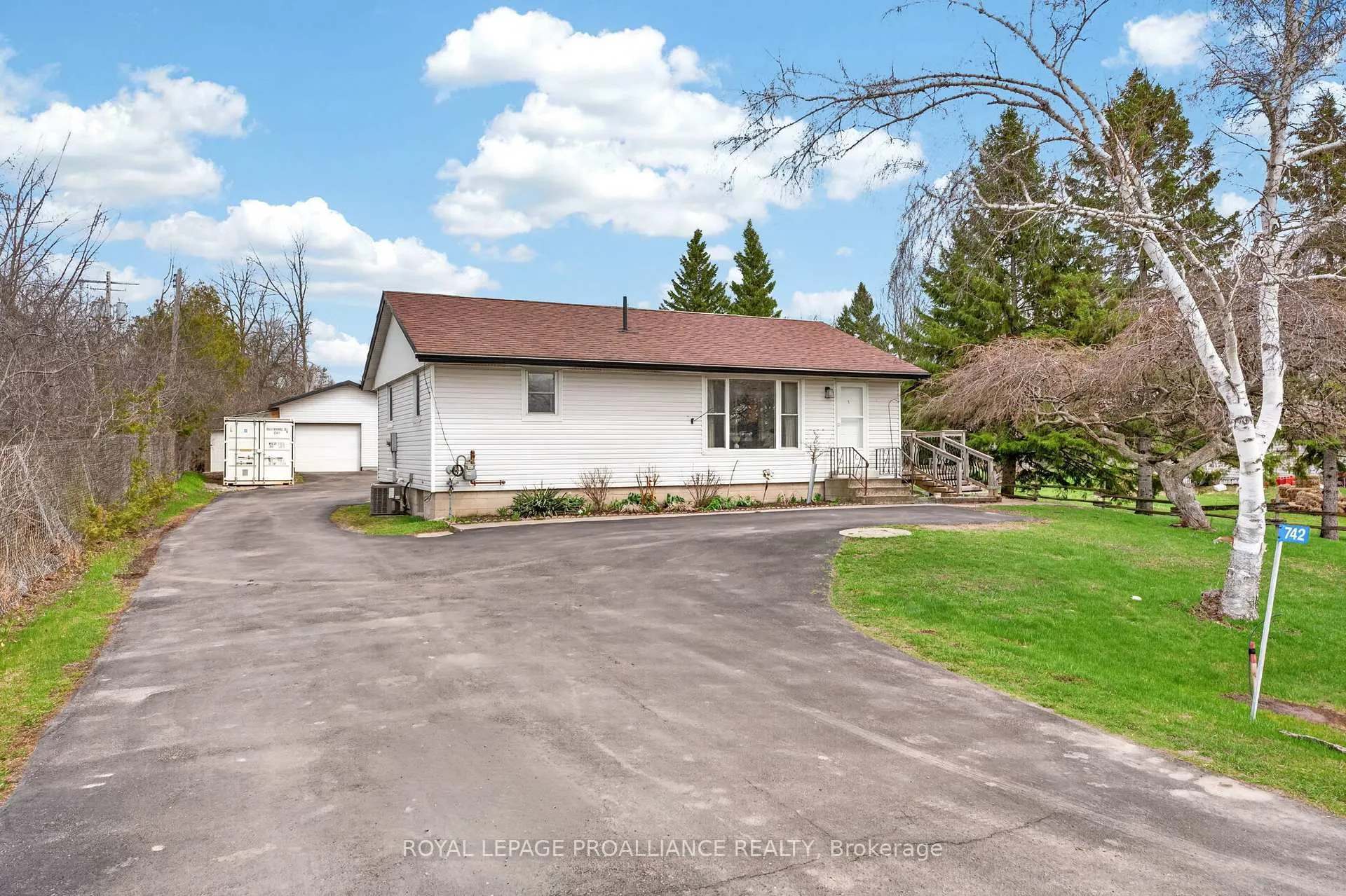 Front of 742 Wallbridge-Loyalist Road