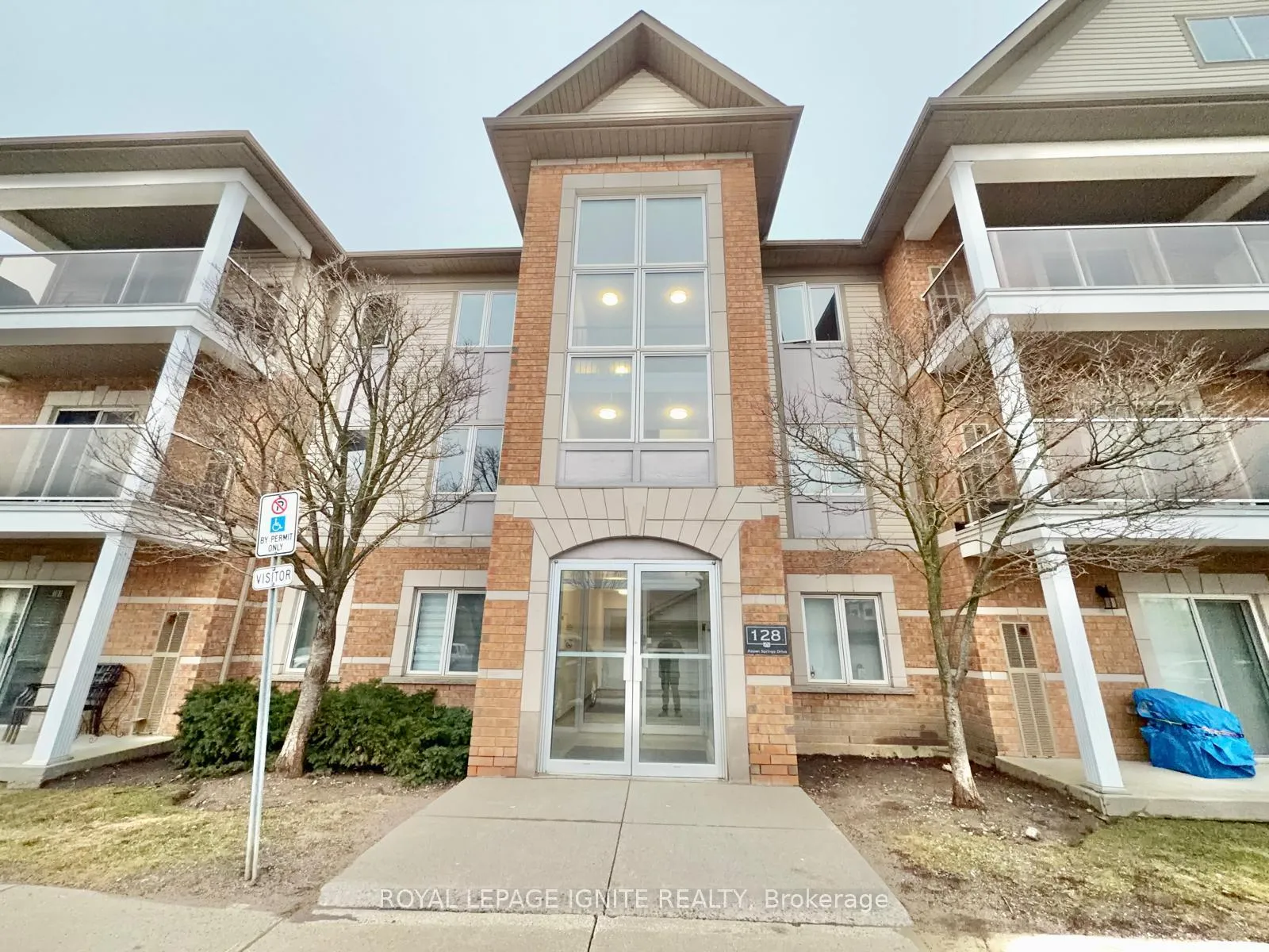 Front of Unit 105, 128 Aspen Springs Drive
