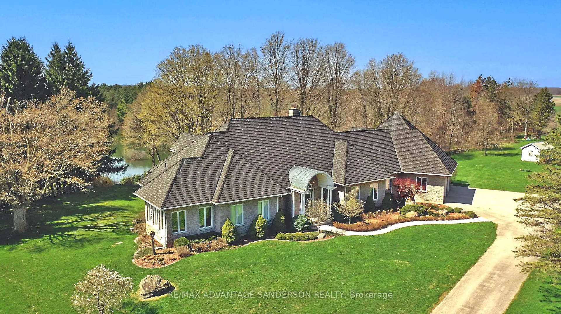 Front of 15060 Nine Mile Road