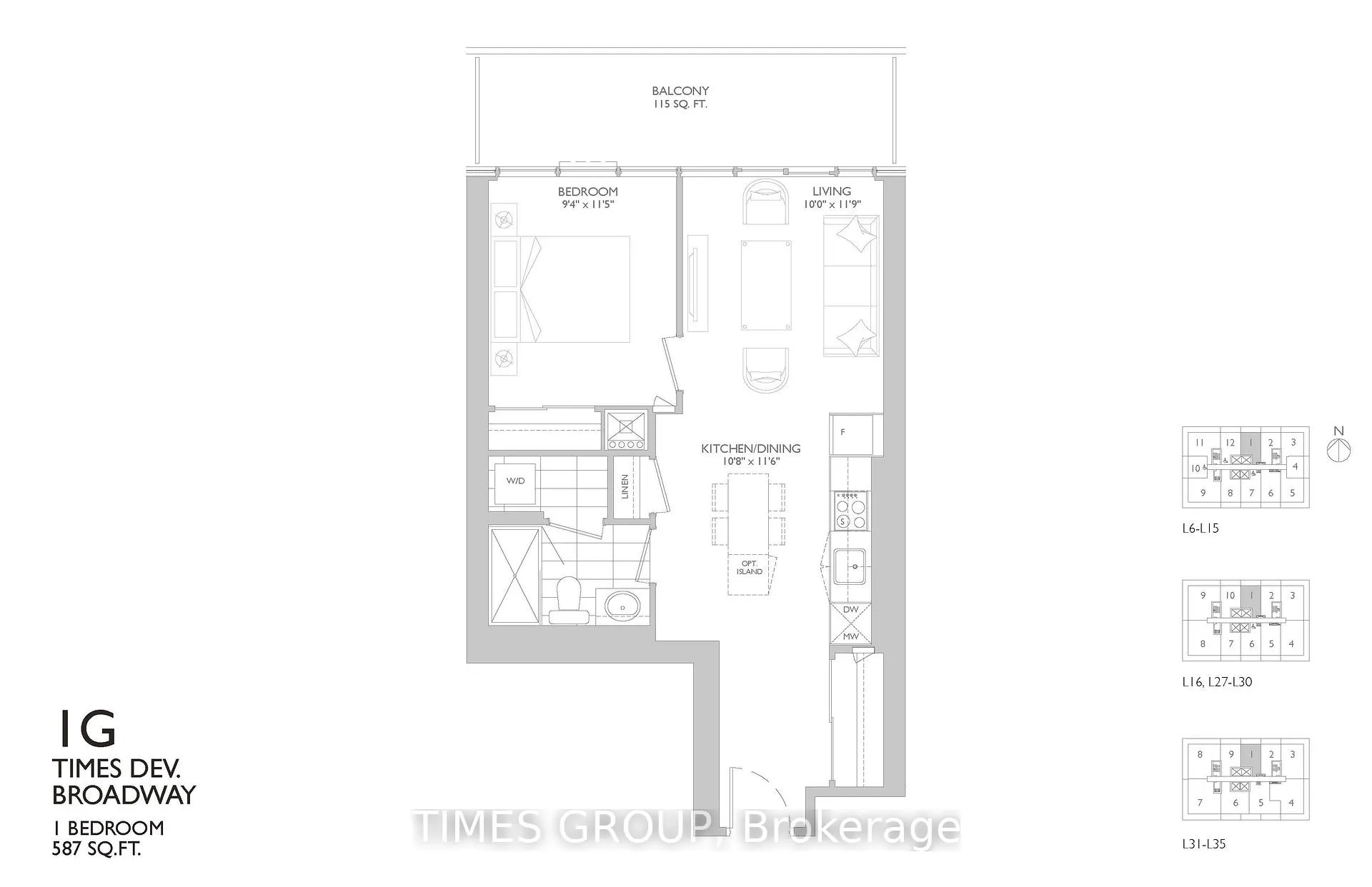 Photo 9 of Unit 3001, 65 Broadway Avenue, Toronto, Mount Pleasant West — HOMEH