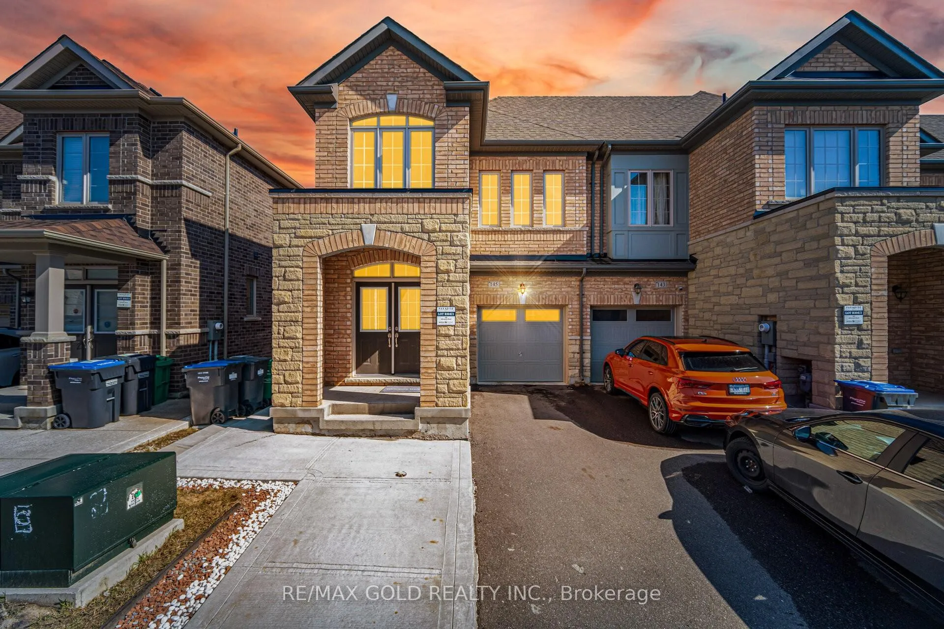 Front of 145 Adventura Road