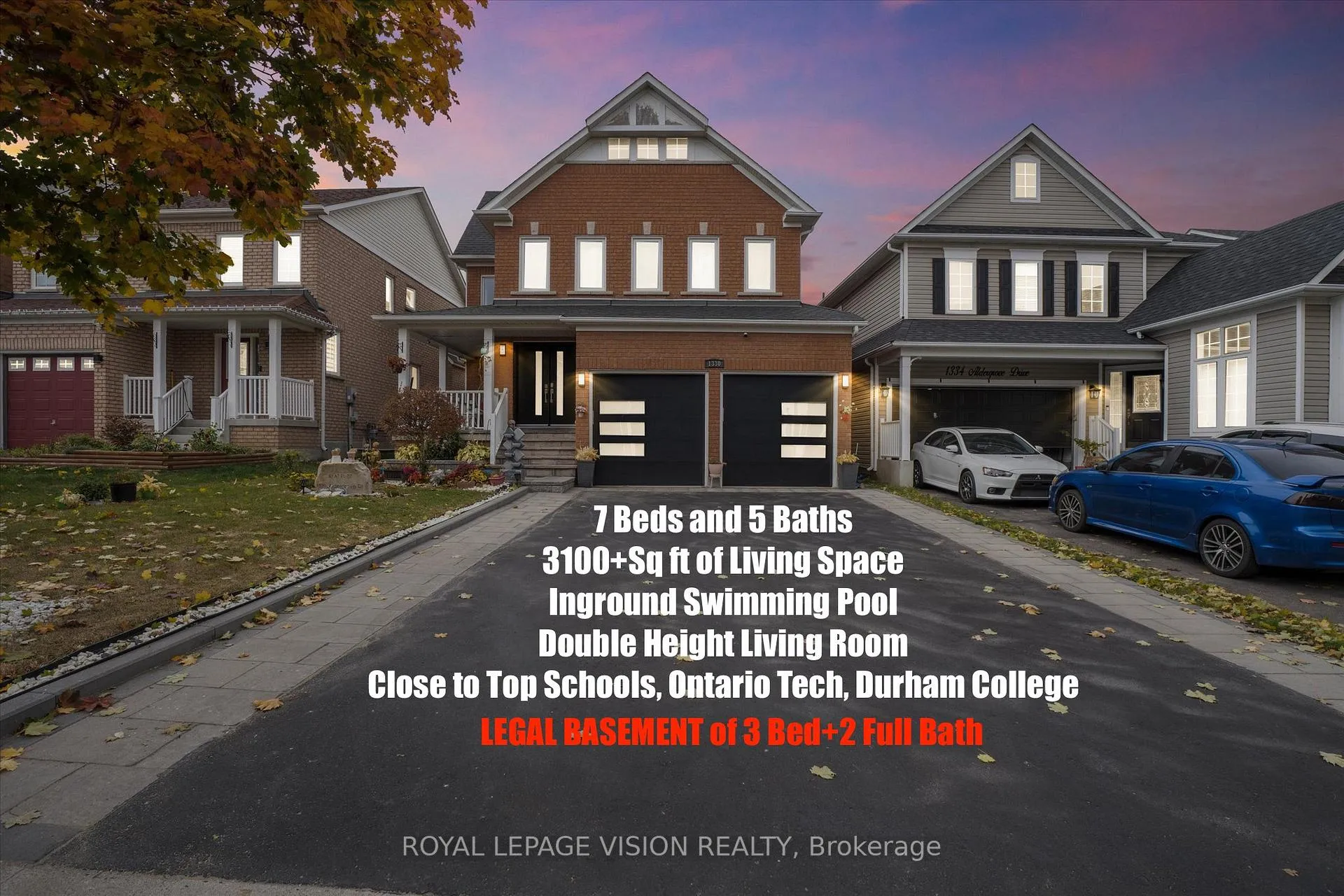 Front of 1330 Aldergrove Drive