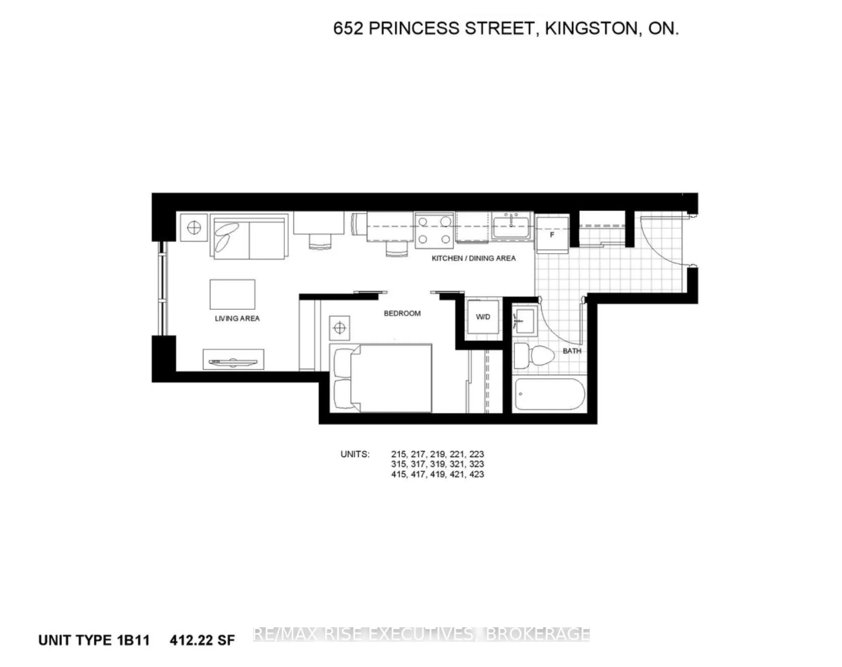 Photo 18 of Unit 423, 652 Princess Street, Kingston, Central City East — HOMEH