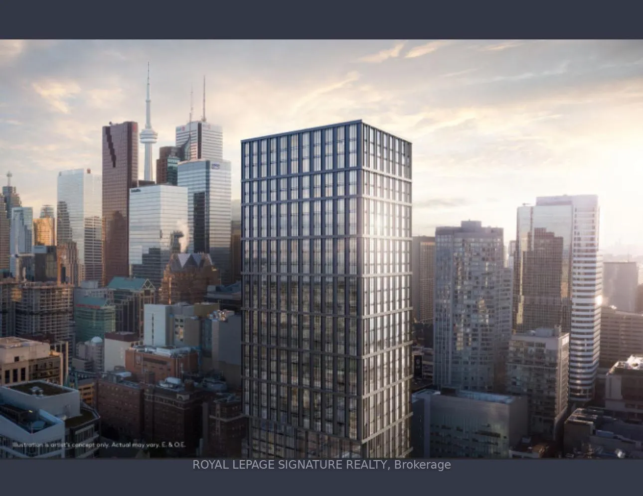 Front of Unit 3307, 82 Dalhousie Street