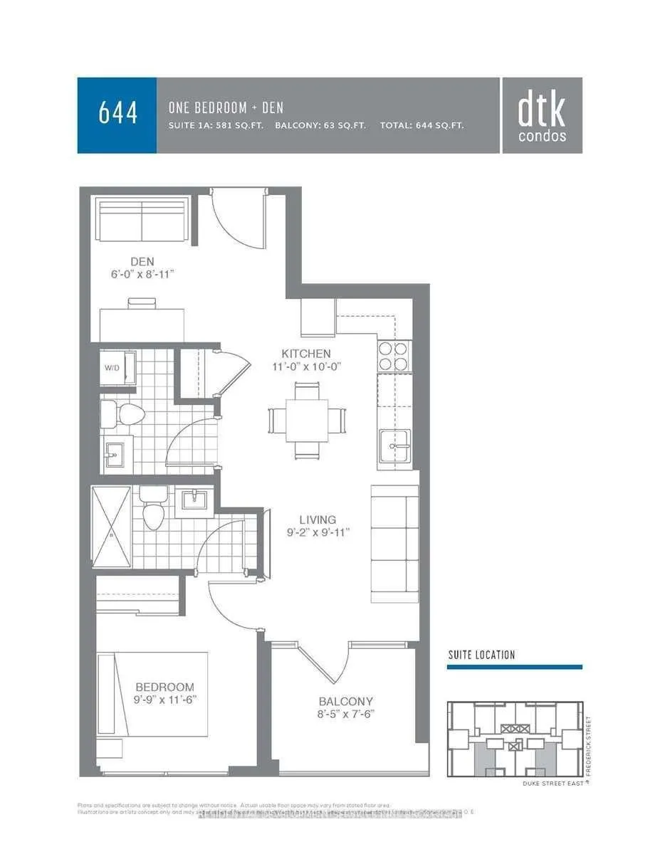 Front of Unit 1913, 60 Frederick Street