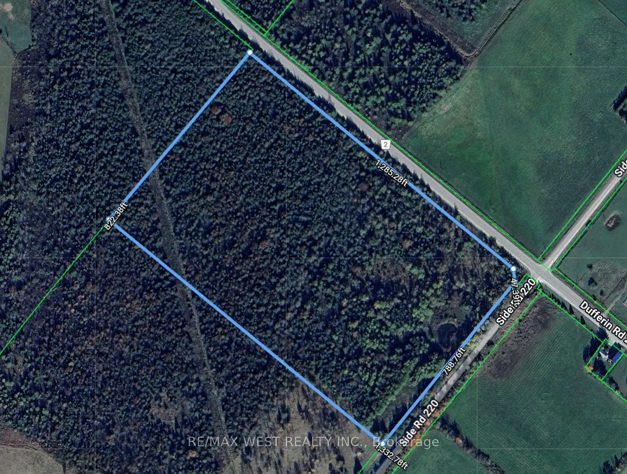 Front of *Part of Lot 37 Sideroad 220
