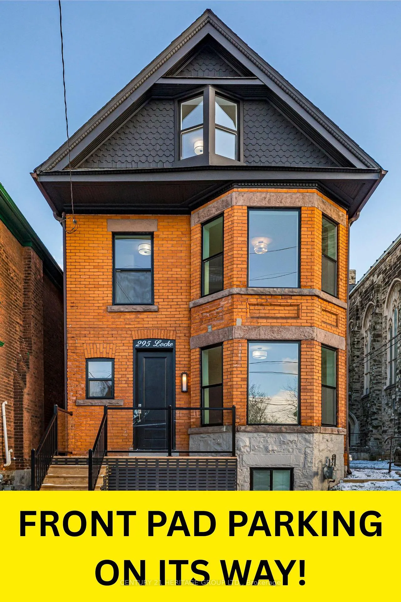 Front of 295 Locke Street S