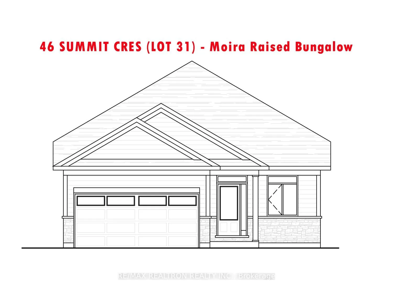 Front of 46 Summit Crescent