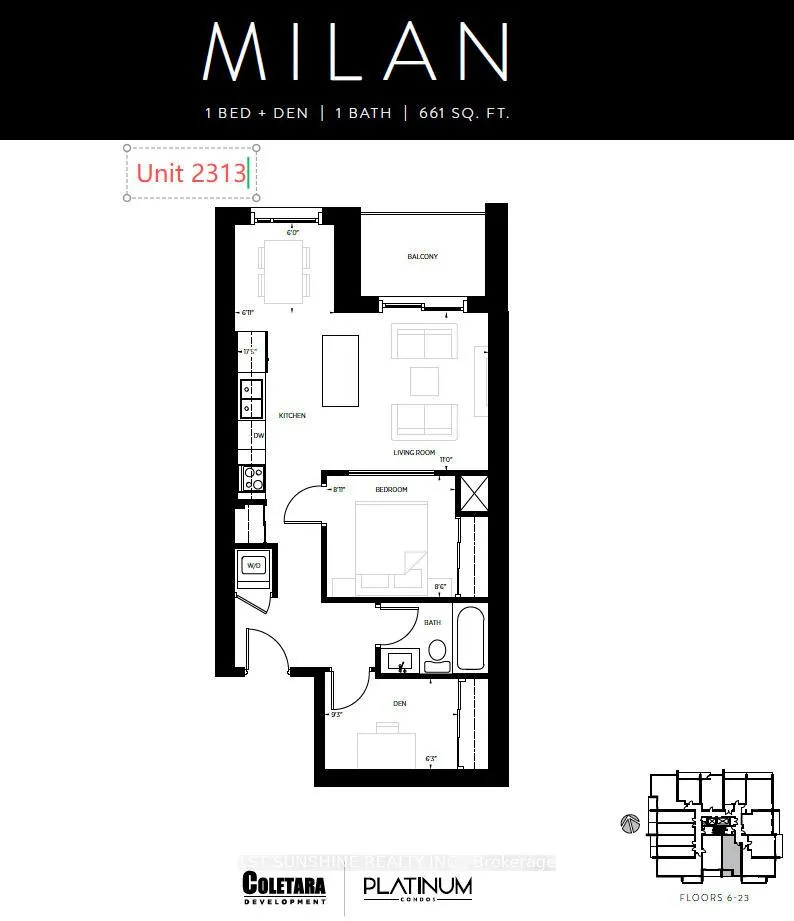 Photo 9 of Unit 2313, 15 Queen Street S, Hamilton, Strathcona — HOMEH