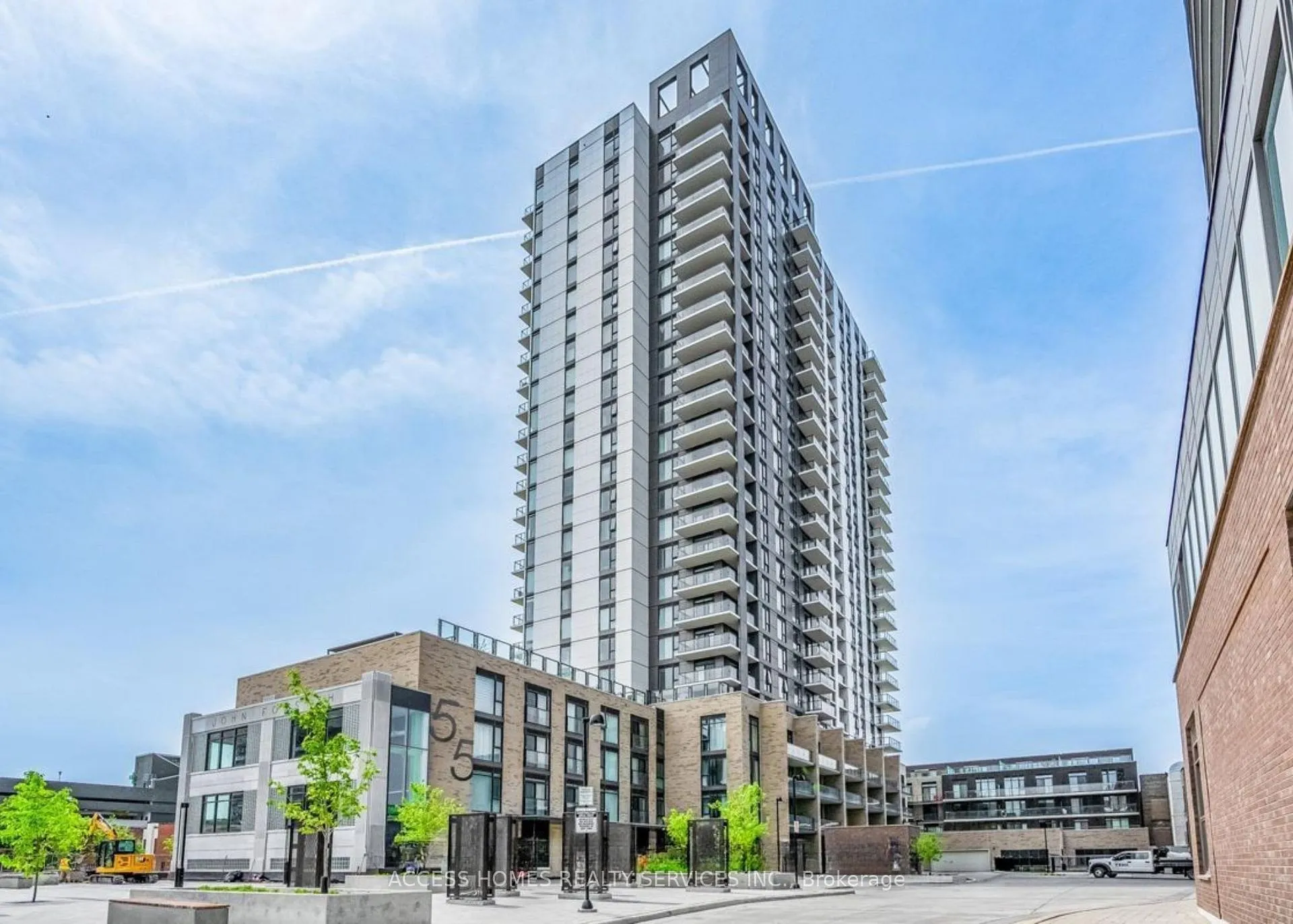 Front of Unit 2205, 55 Duke Street W