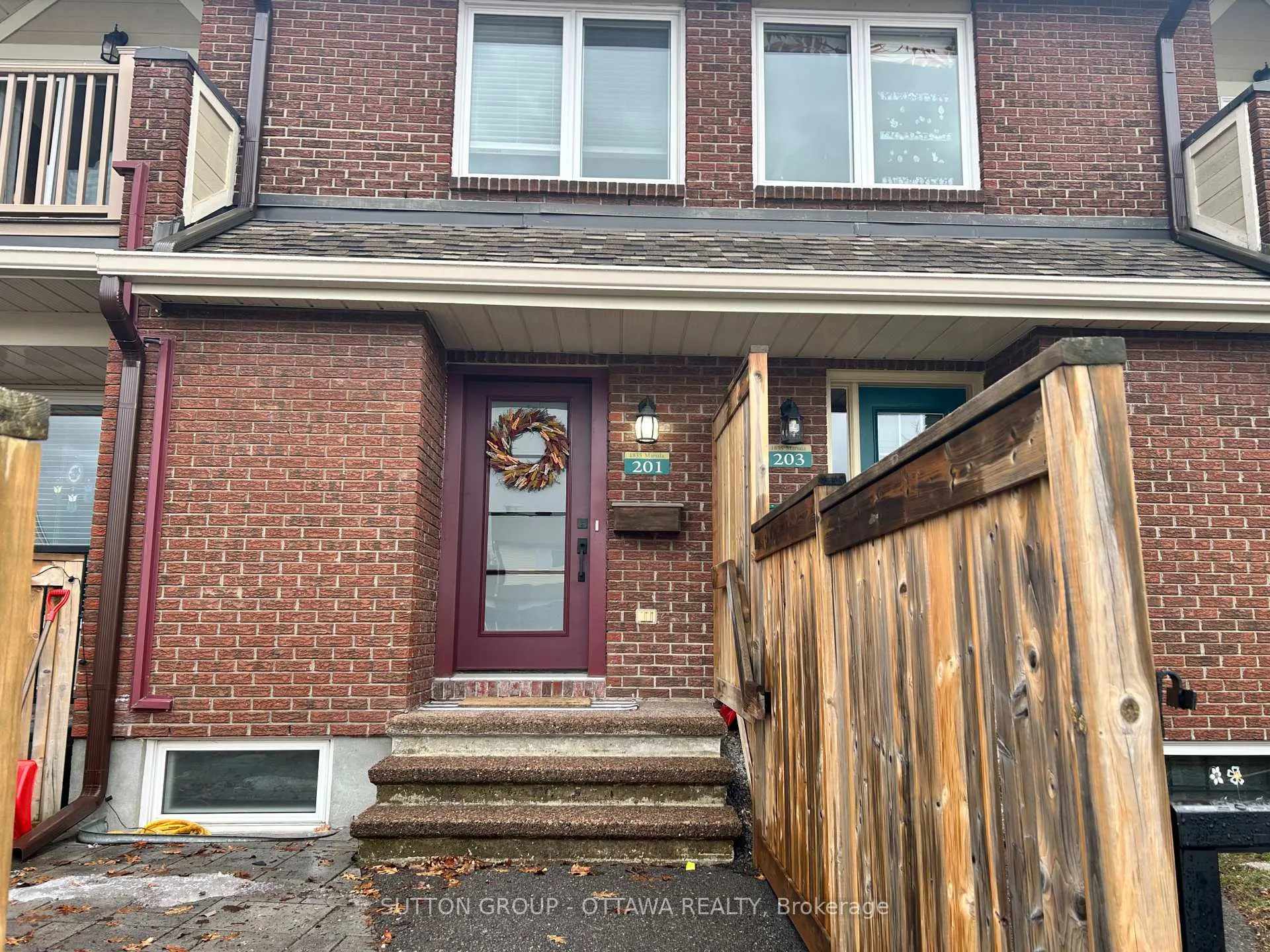 Front of Unit 201, 1835 Marsala Crescent