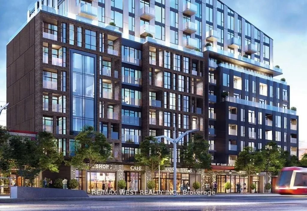 Front of Unit 614, 1808 St Clair Avenue W