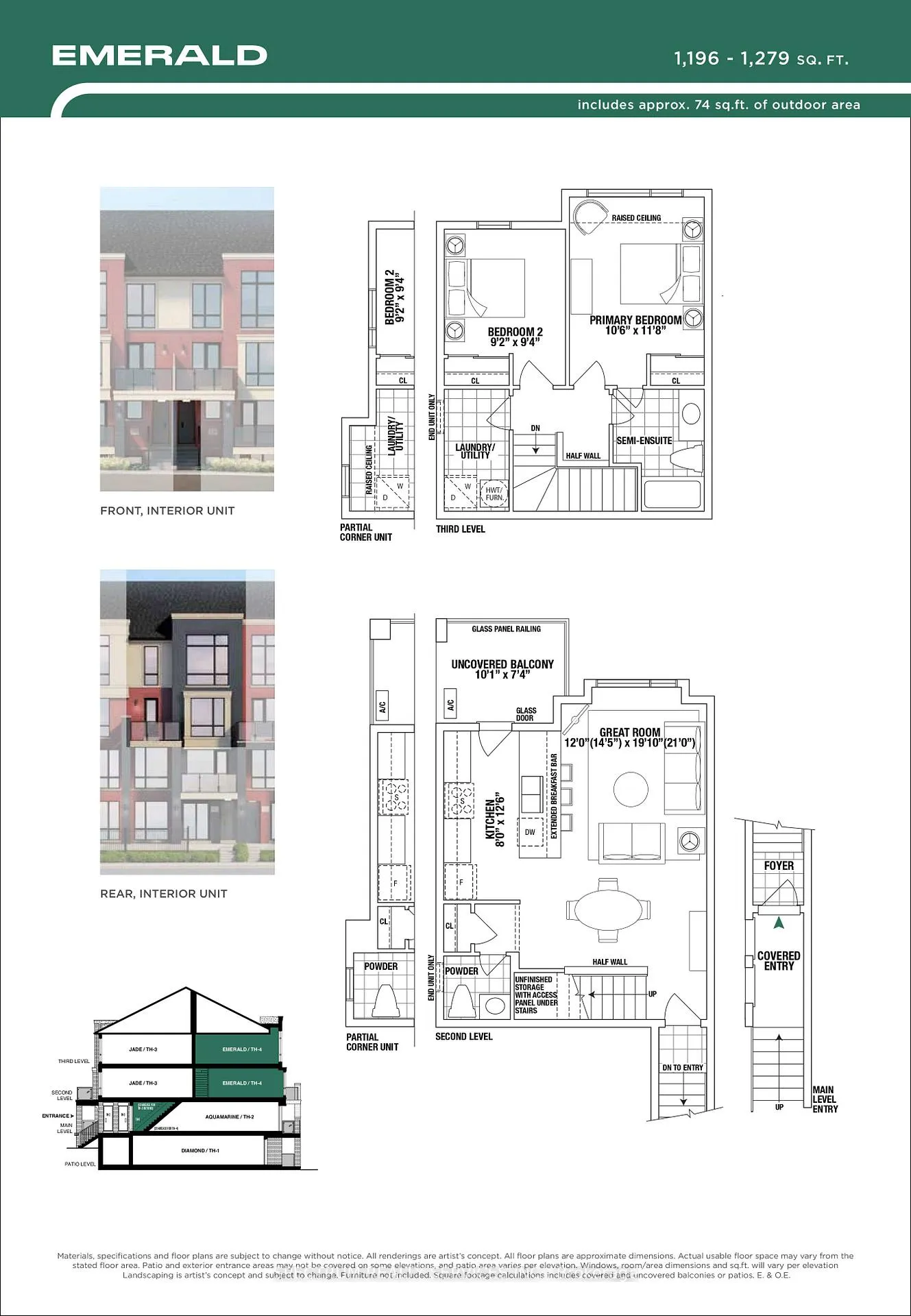 Photo 2 of Unit 14, 35 Romilly Avenue, Brampton, Northwest Brampton — HOMEH