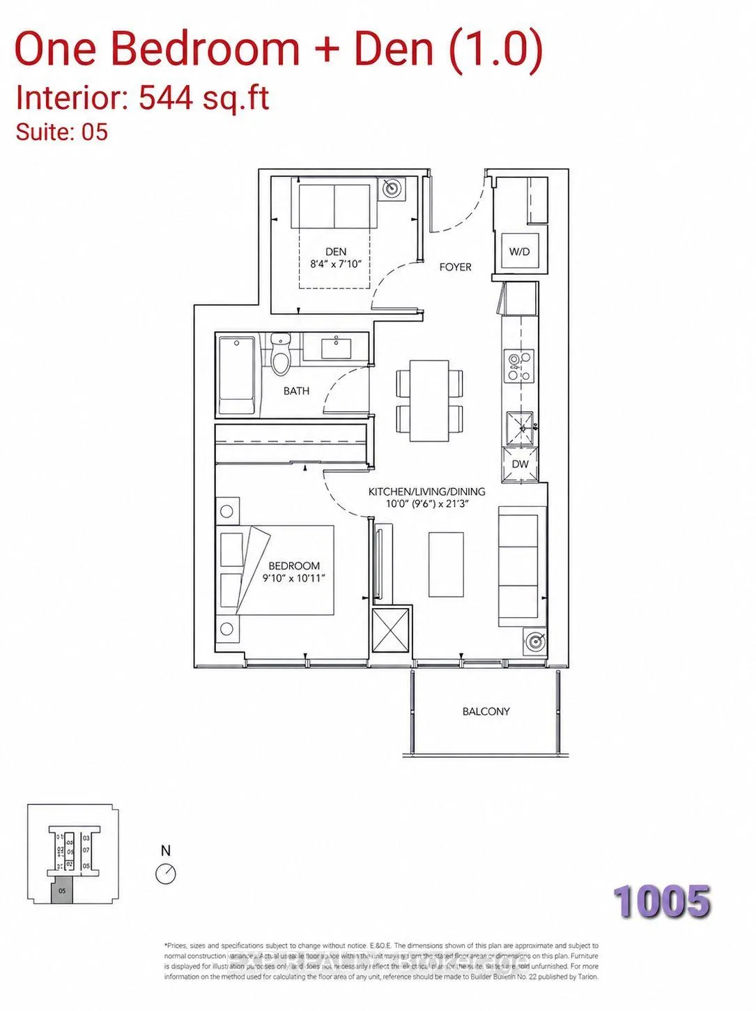 Photo 4 of Unit 1005, 225 Commerce Street, Vaughan, Vaughan Corporate Centre — HOMEH