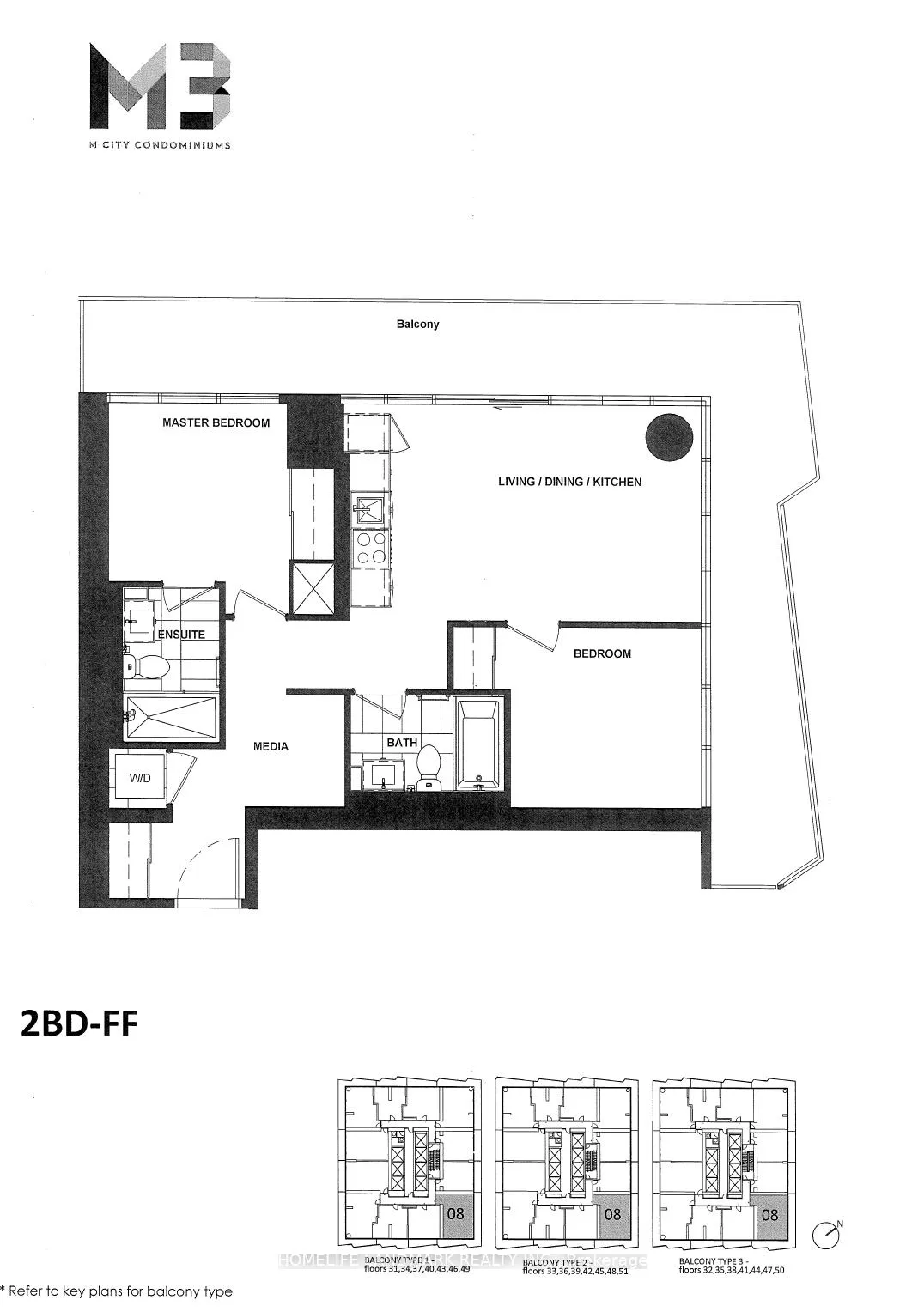 Front of Unit 3208, 448 Burnhamthorpe Road W