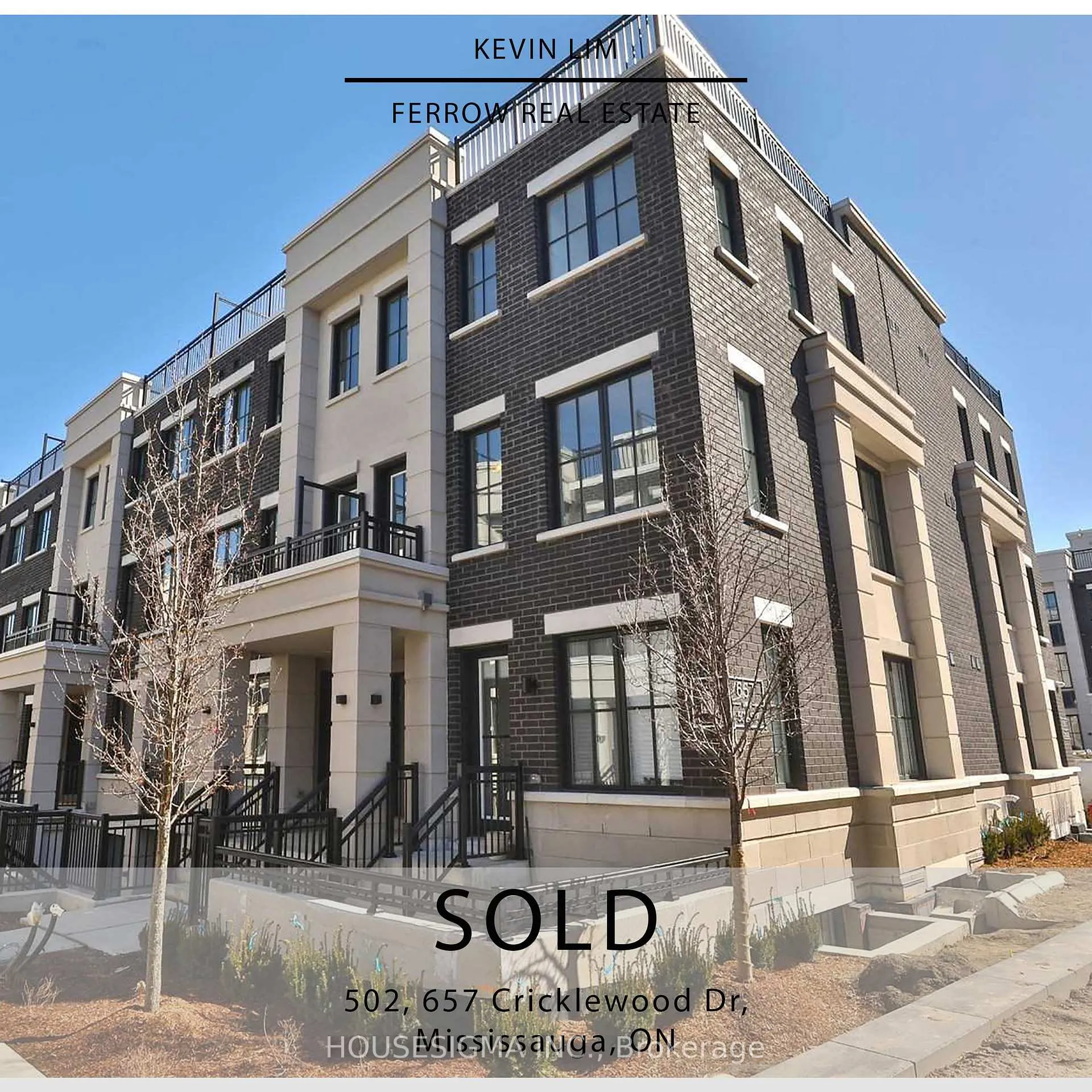 Front of Unit 502, 657 Cricklewood Drive