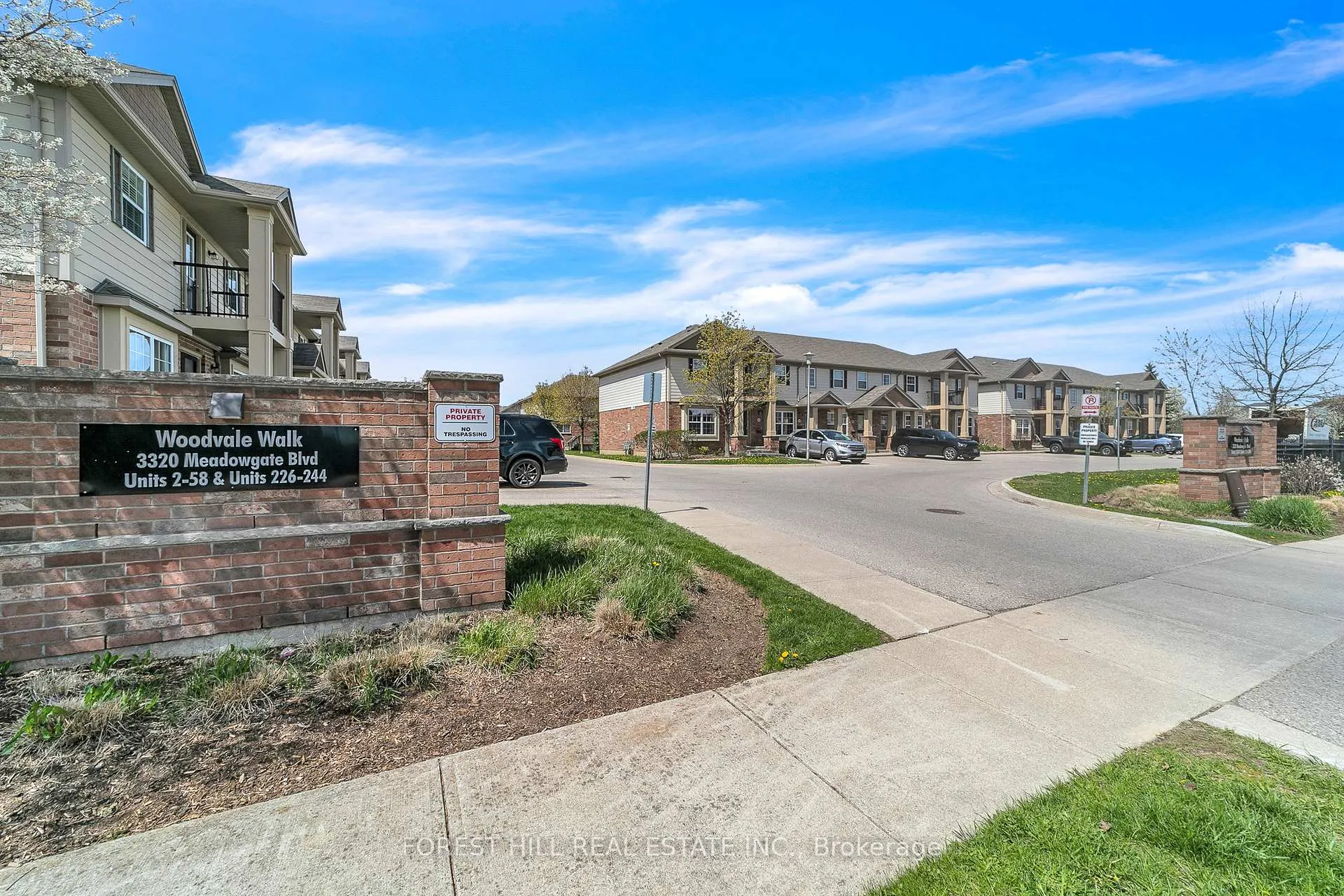 Front of Unit 134, 3320 Meadowgate Boulevard