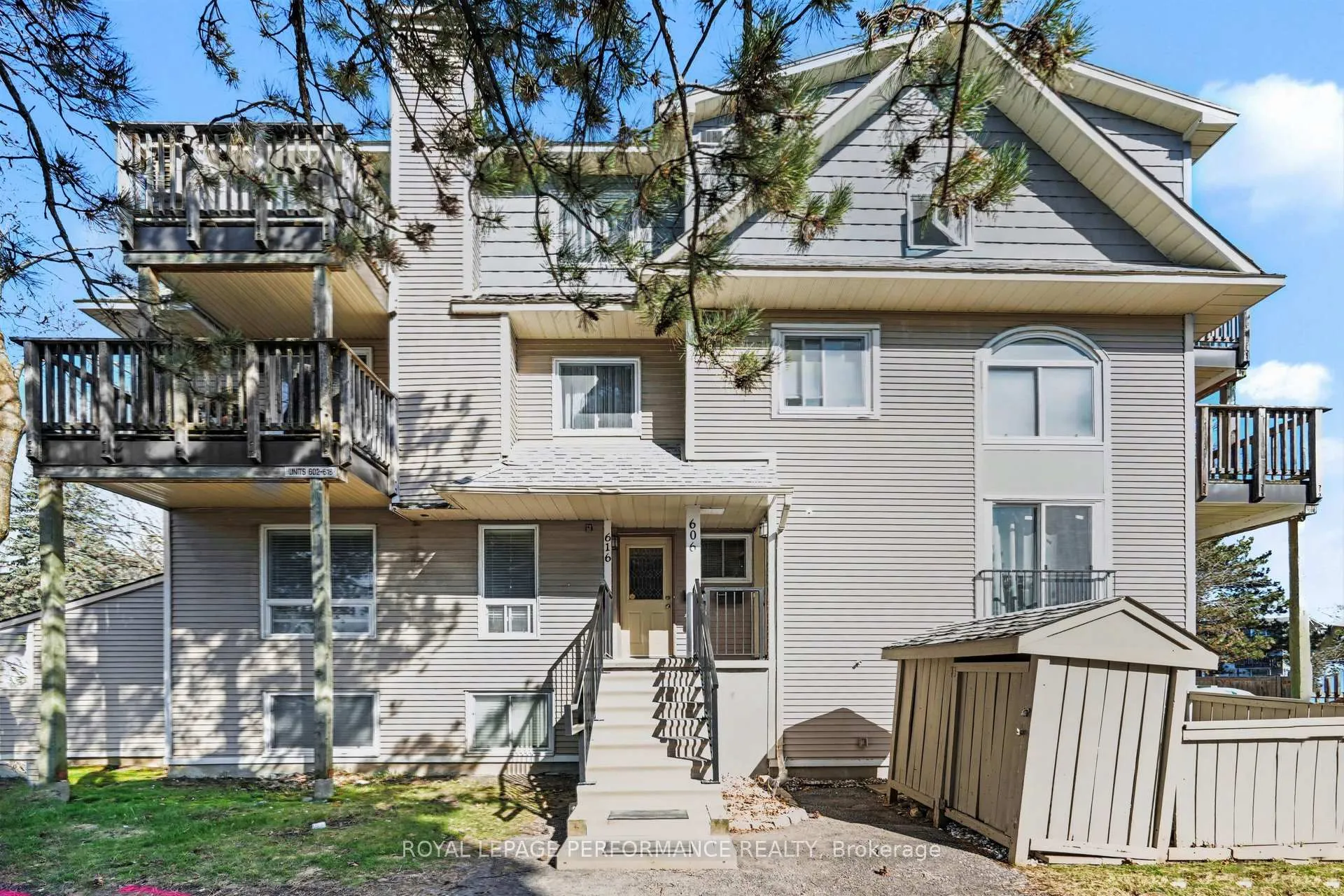 Front of 606 Tanguay Court