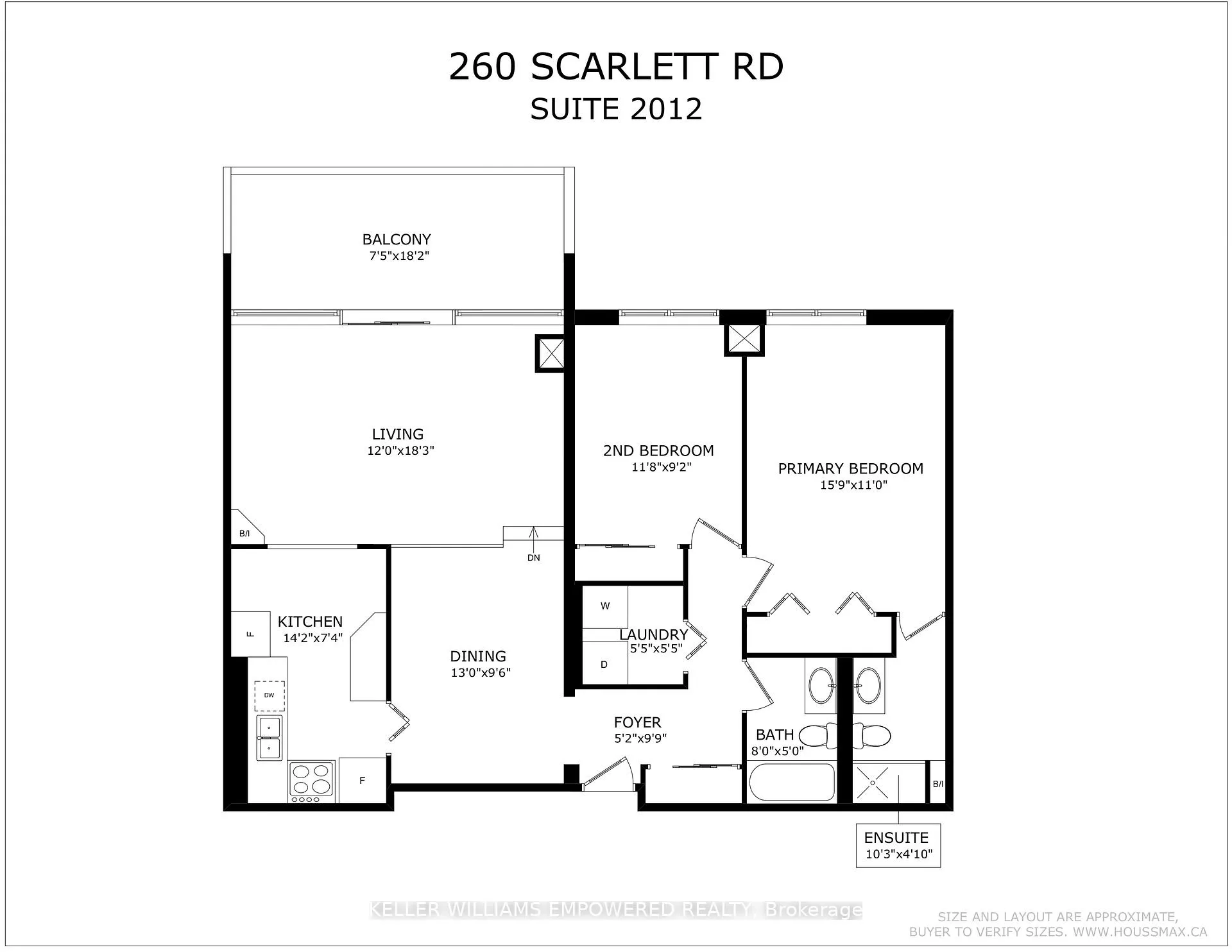Photo 50 of Unit 2012, 260 Scarlett Road, Toronto, Rockcliffe-Smythe — HOMEH