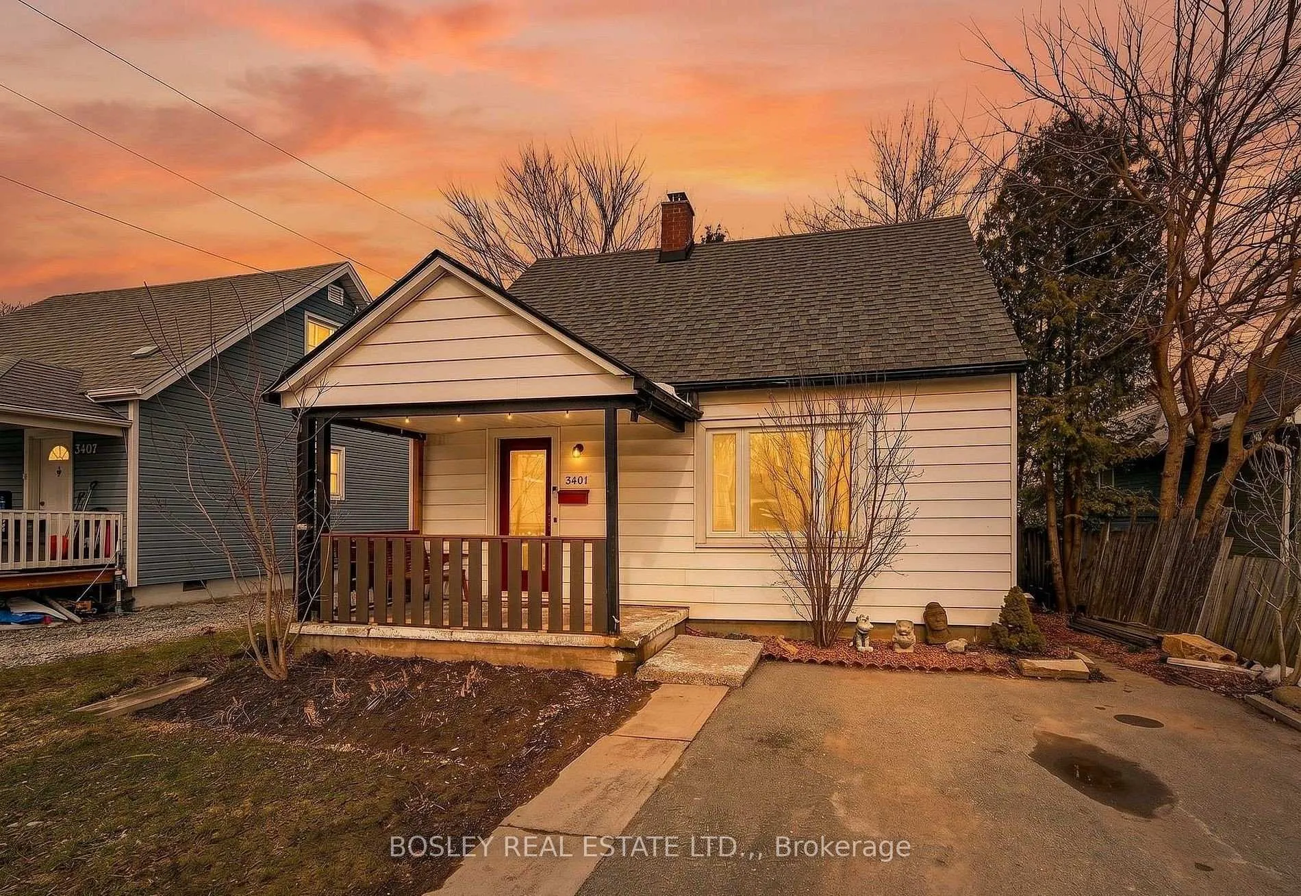 Front of 5401 Menzie Street