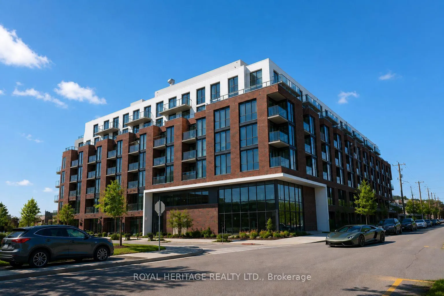 Front of Unit 602, 201 Brock Street S