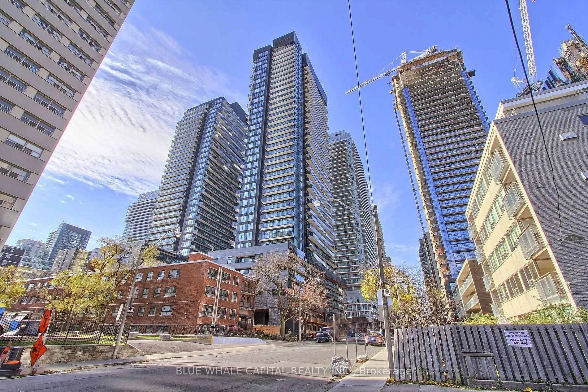 Front of Unit 2202, 117 Broadway Avenue