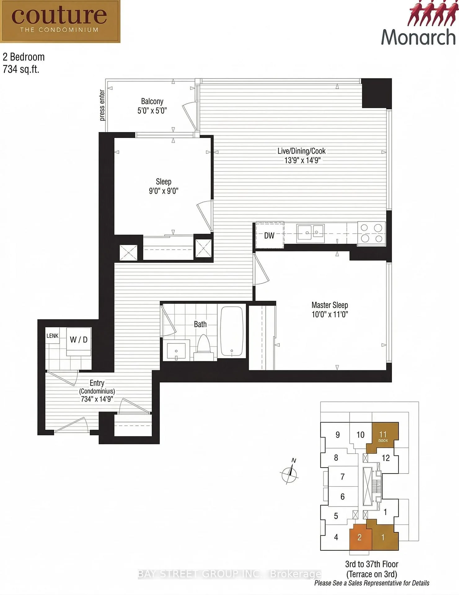 Photo 8 of Unit 1502, 28 Ted Rogers Way, Toronto, Church-Yonge Corridor — HOMEH