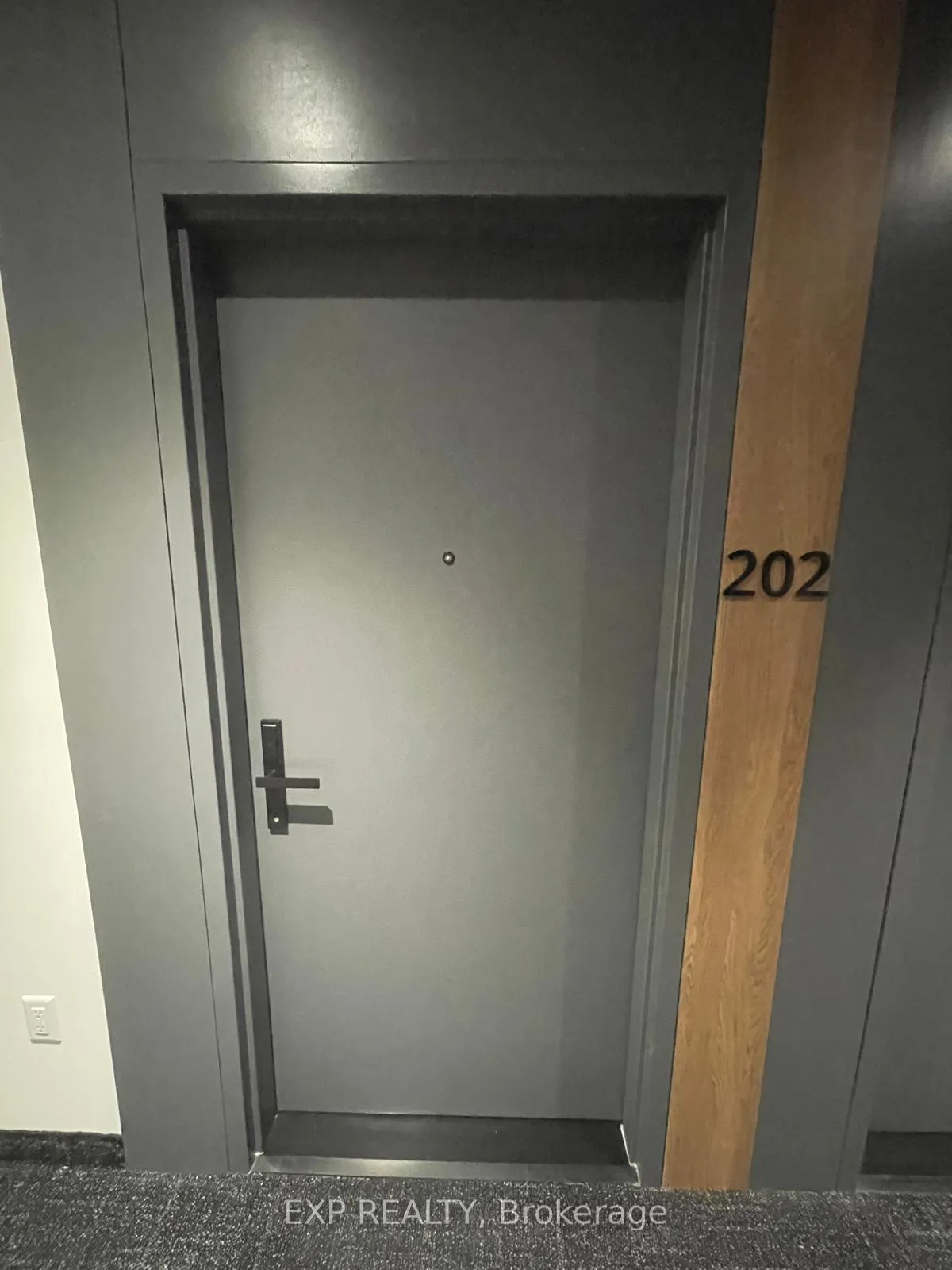 Front of Unit 202, 1600 James Naismith Drive