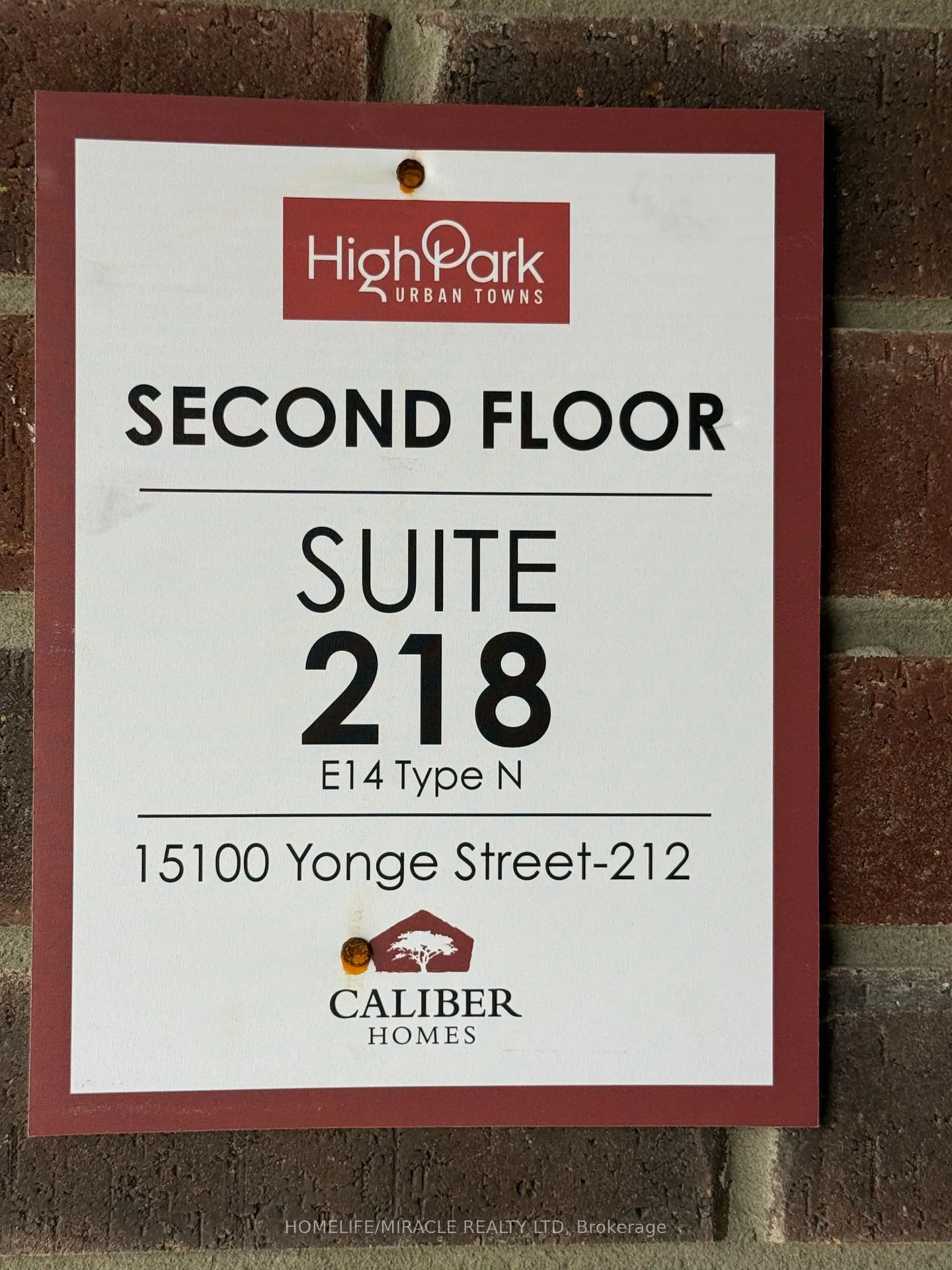 Photo 2 of Unit 212, 15100 Yonge Street, Aurora, Aurora Village — HOMEH