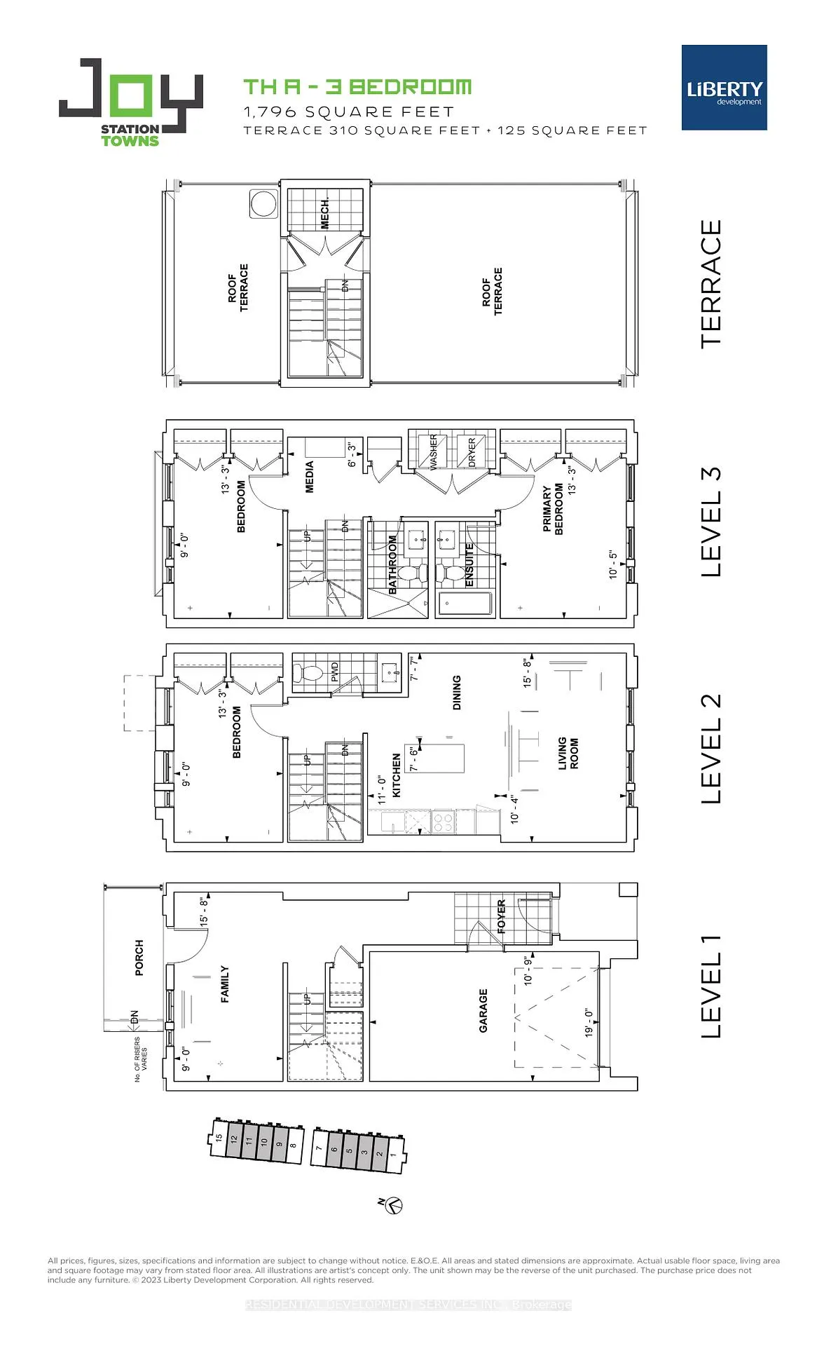 Front of Unit TH2, 168 Anderson Avenue