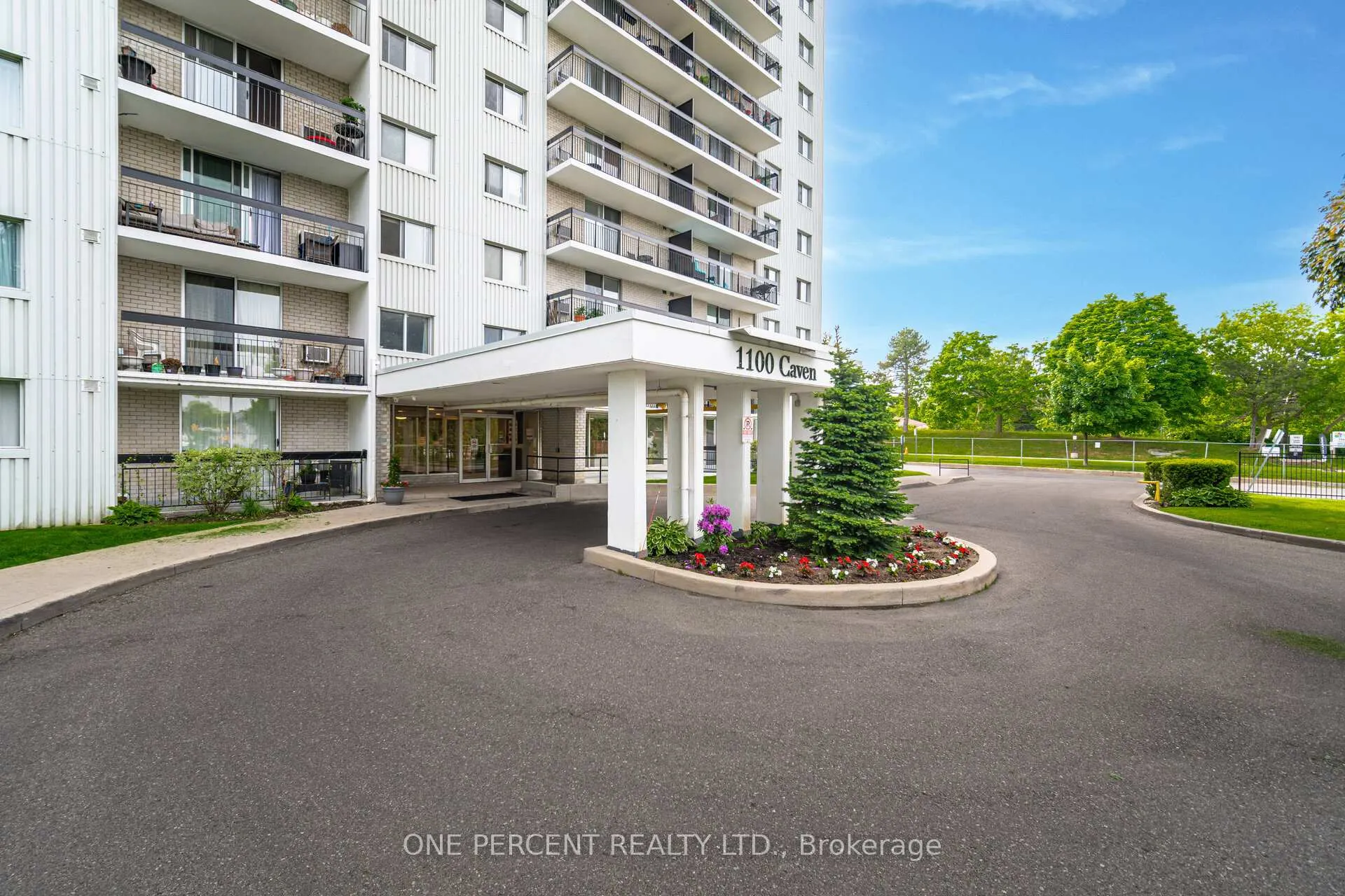 Front of Unit #1110, 1100 Caven Street