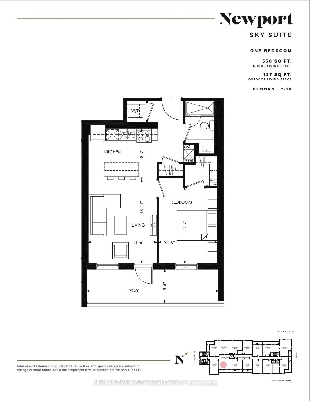 Photo 11 of Unit 1504, 181 King Street S, Waterloo — HOMEH