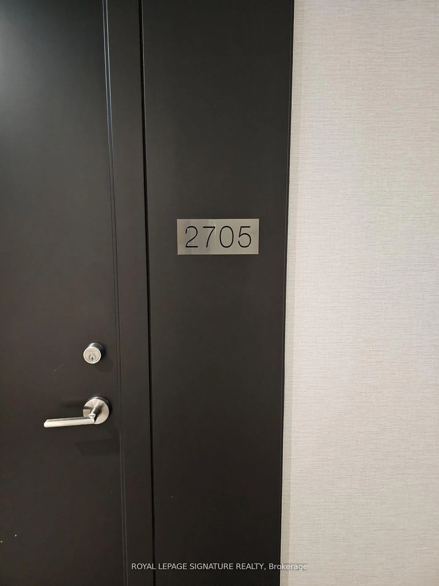 Front of Unit 2705, 82 Dalhousie Street
