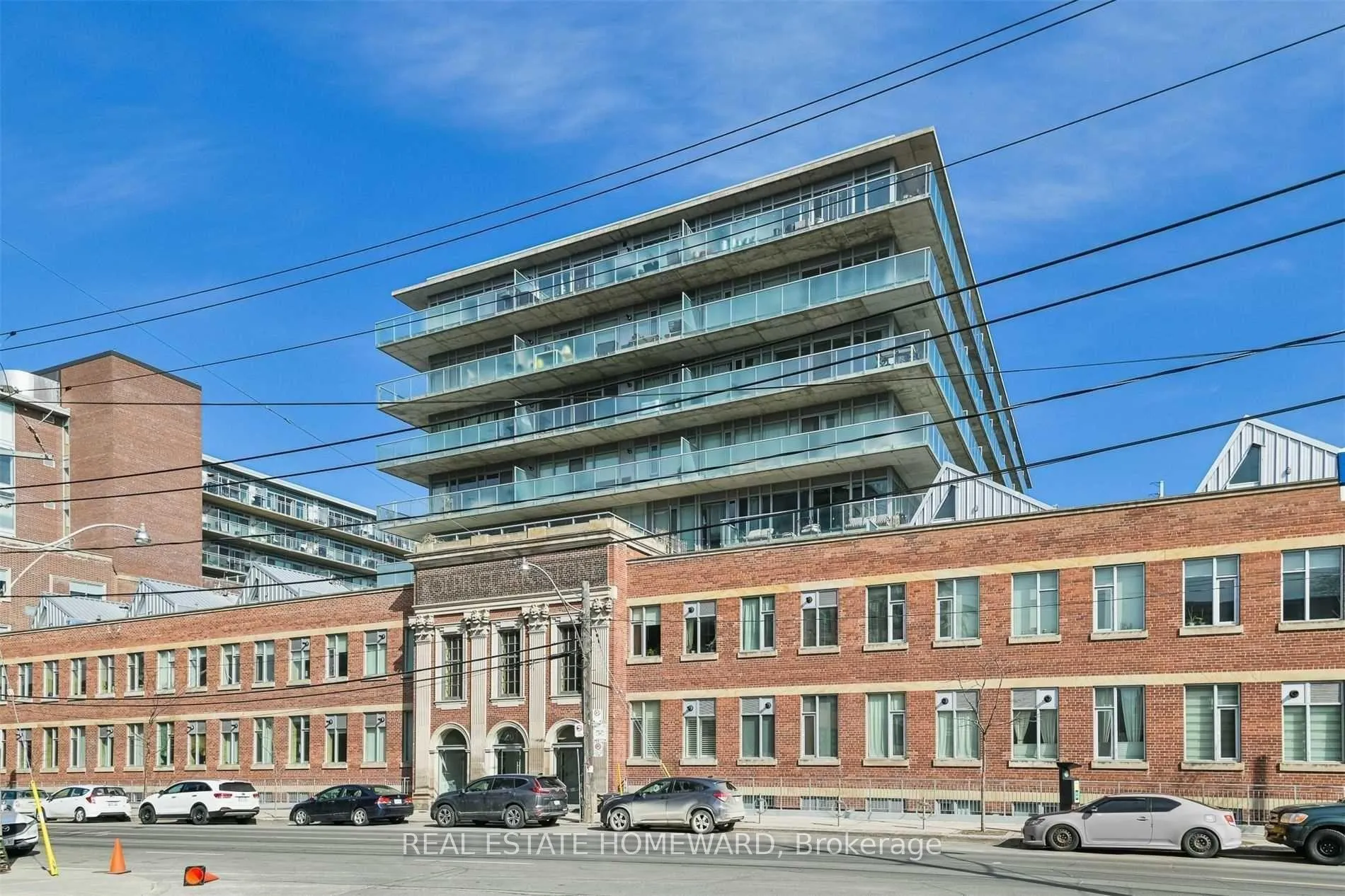 Front of Unit 130, 201 Carlaw Avenue