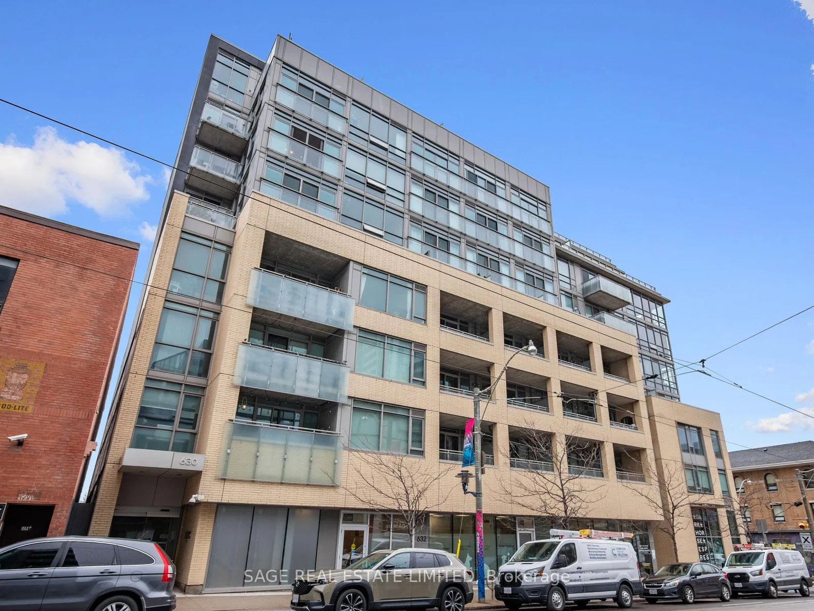 Front of 630 Queen East Street