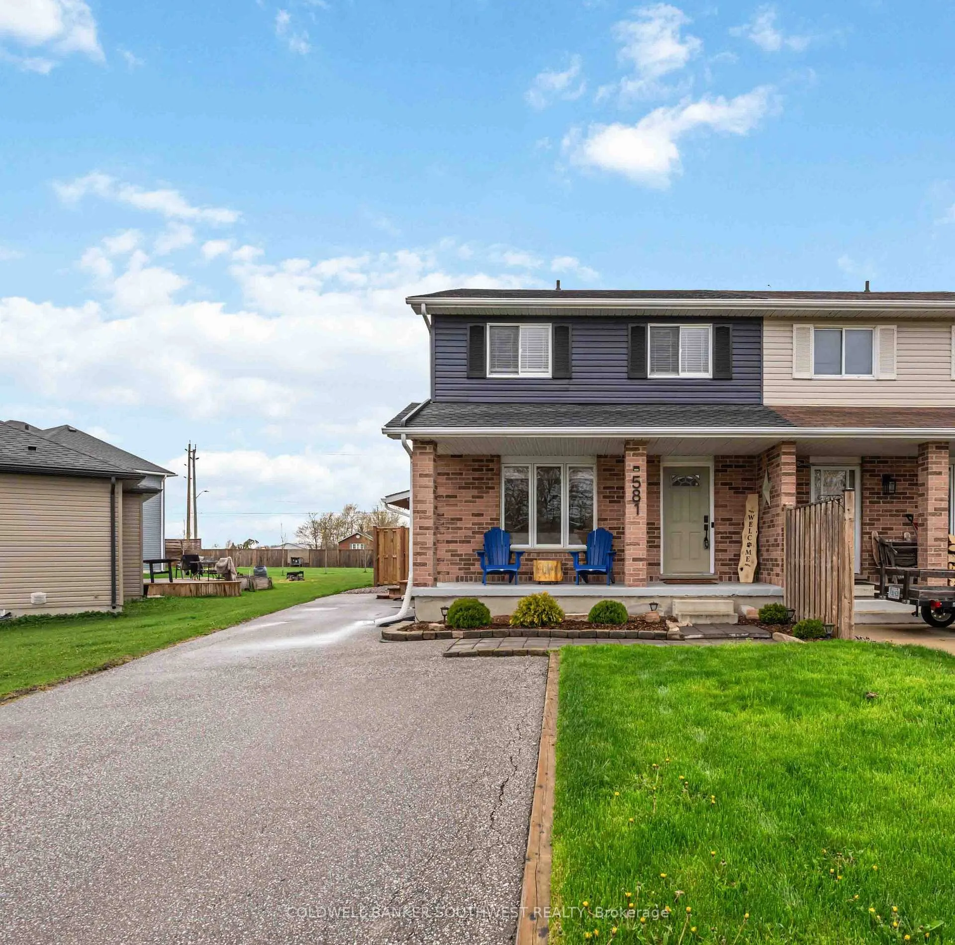 Front of 581 Scenic Drive