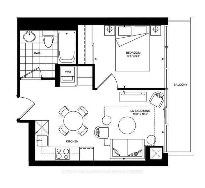 Photo 11 of Unit 3609, 395 Bloor Street E, Toronto, North St. James Town — HOMEH