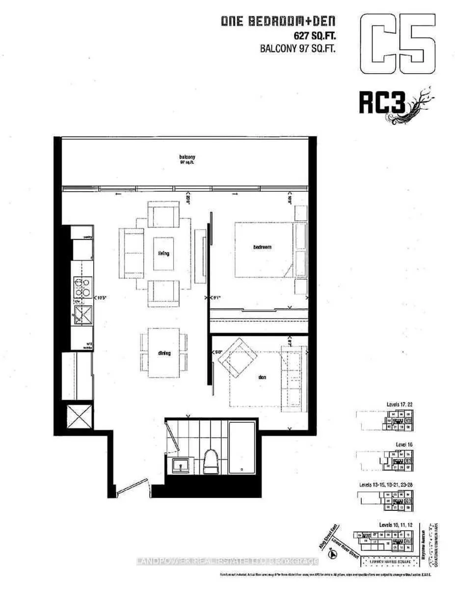 Photo 5 of Unit 2508, 170 Bayview Avenue, Toronto, Waterfront Communities — HOMEH